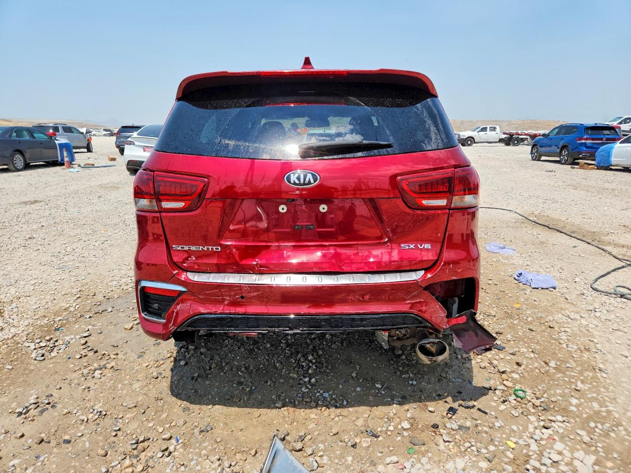 2020 Kia Sorento Sx Red vin: 5XYPKDA53LG654841