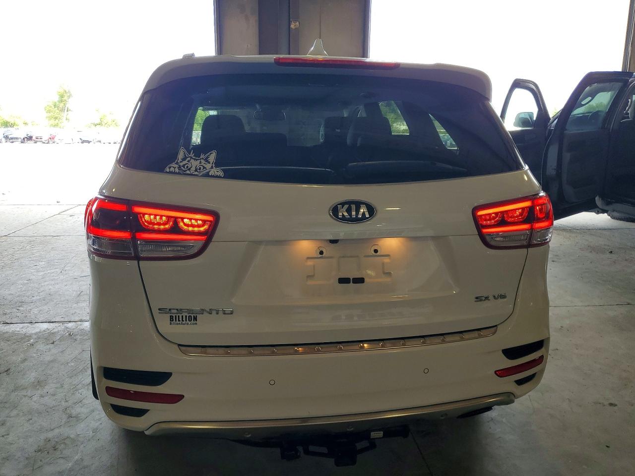 2017 Kia Sorento Sx V6 White vin: 5XYPKDA54HG314525