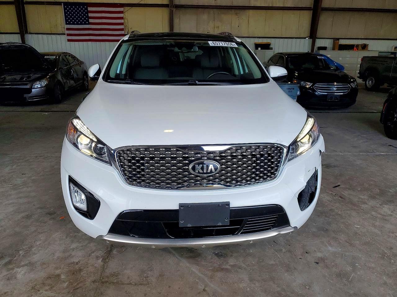 2017 Kia Sorento Sx V6 White vin: 5XYPKDA54HG314525