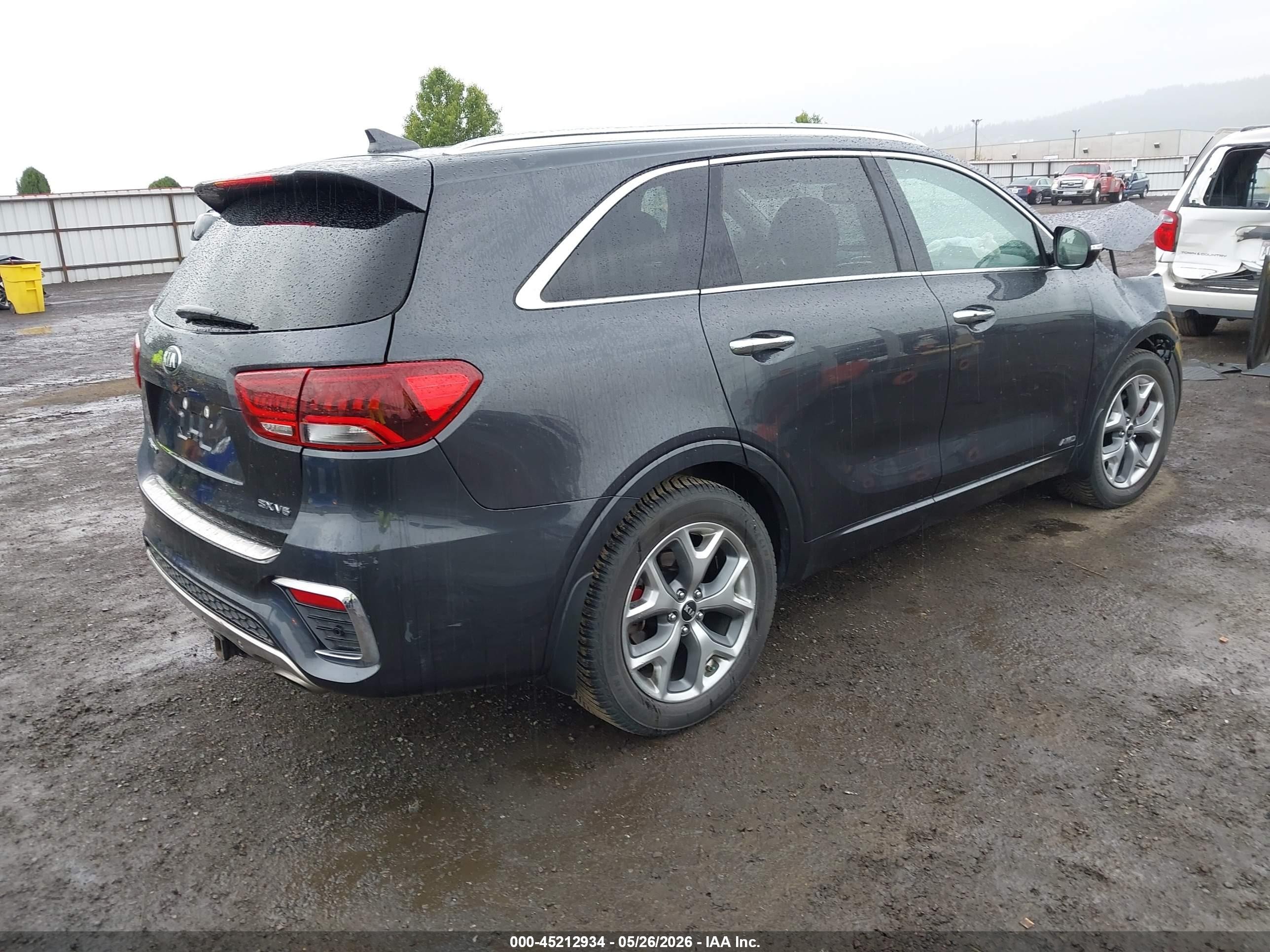 2019 Kia Sorento 3.3l Sx Gray vin: 5XYPKDA55KG557820