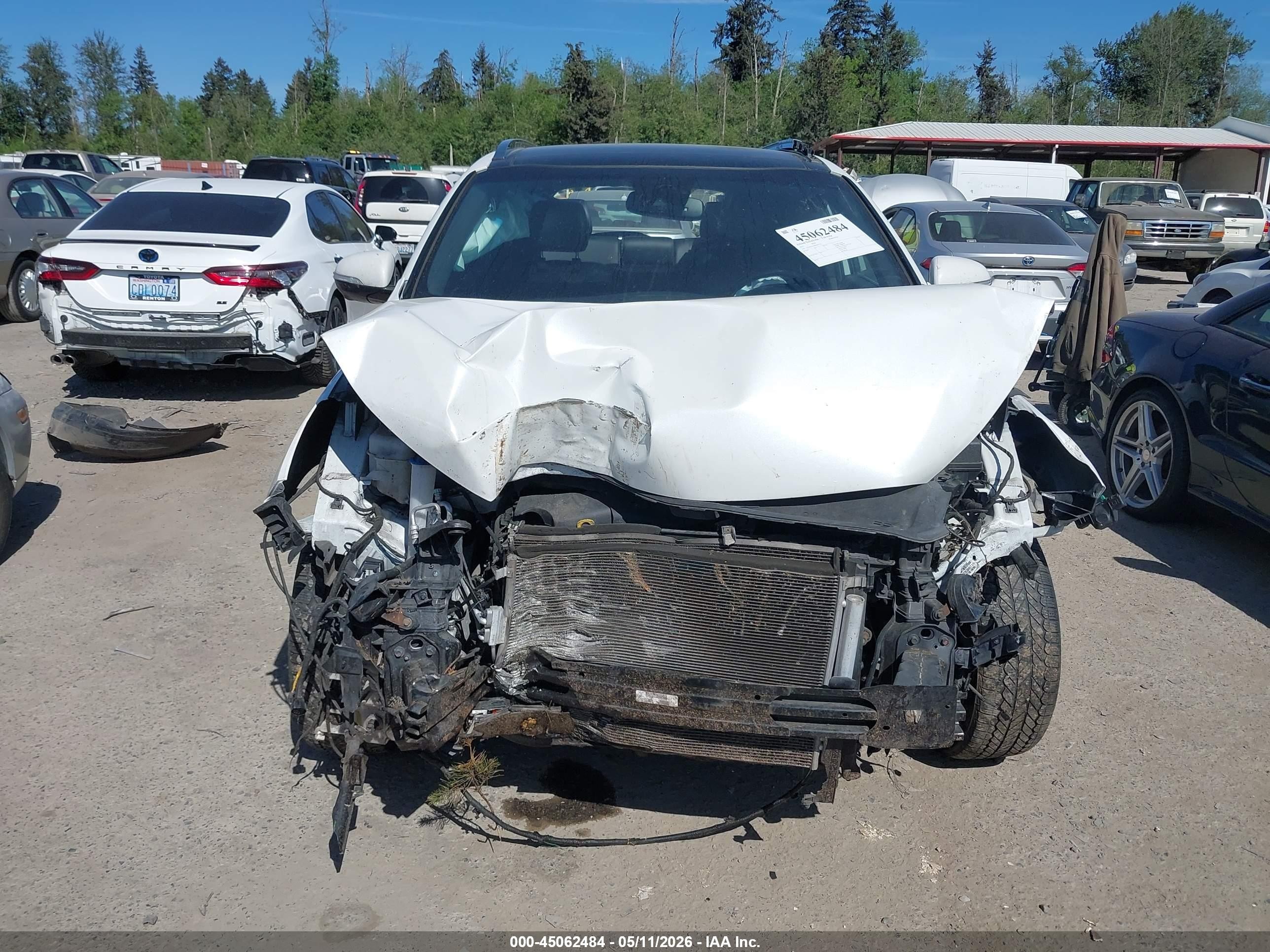 2017 Kia Sorento 3.3l Sxl Белый vin: 5XYPKDA56HG205726