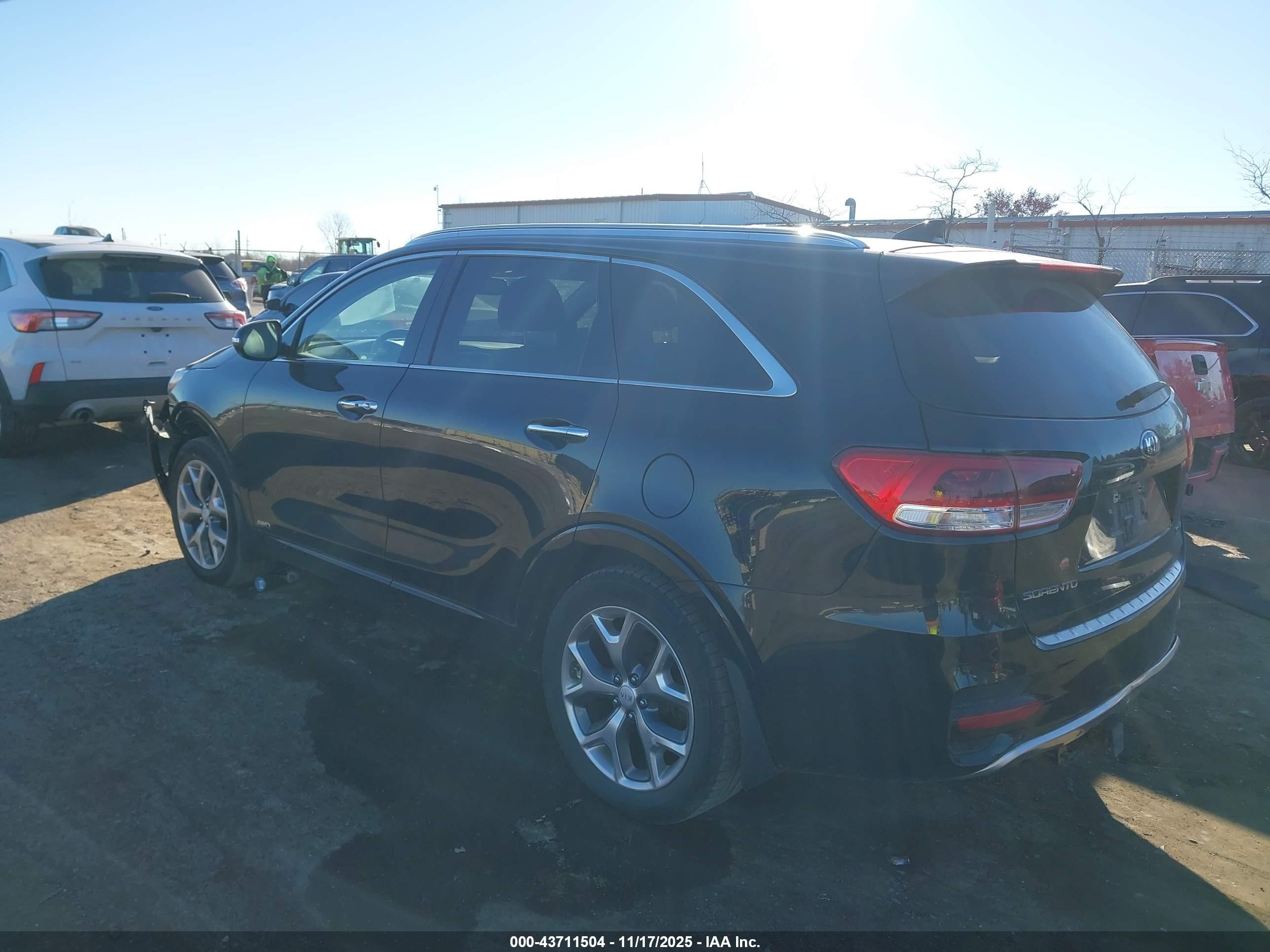 2018 Kia Sorento 3.3l Sx Black vin: 5XYPKDA58JG384387