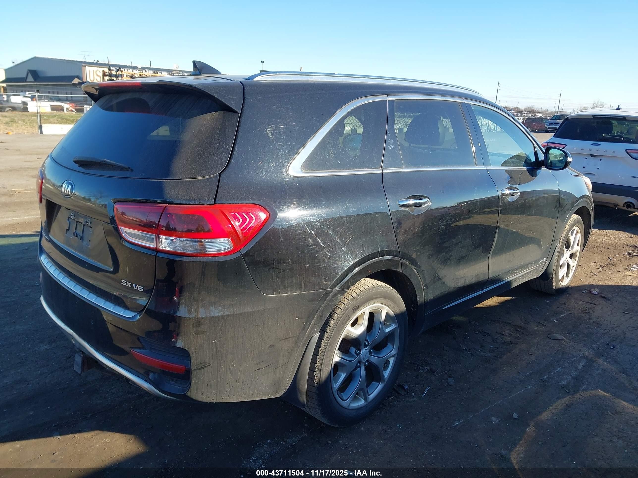 2018 Kia Sorento 3.3l Sx Black vin: 5XYPKDA58JG384387