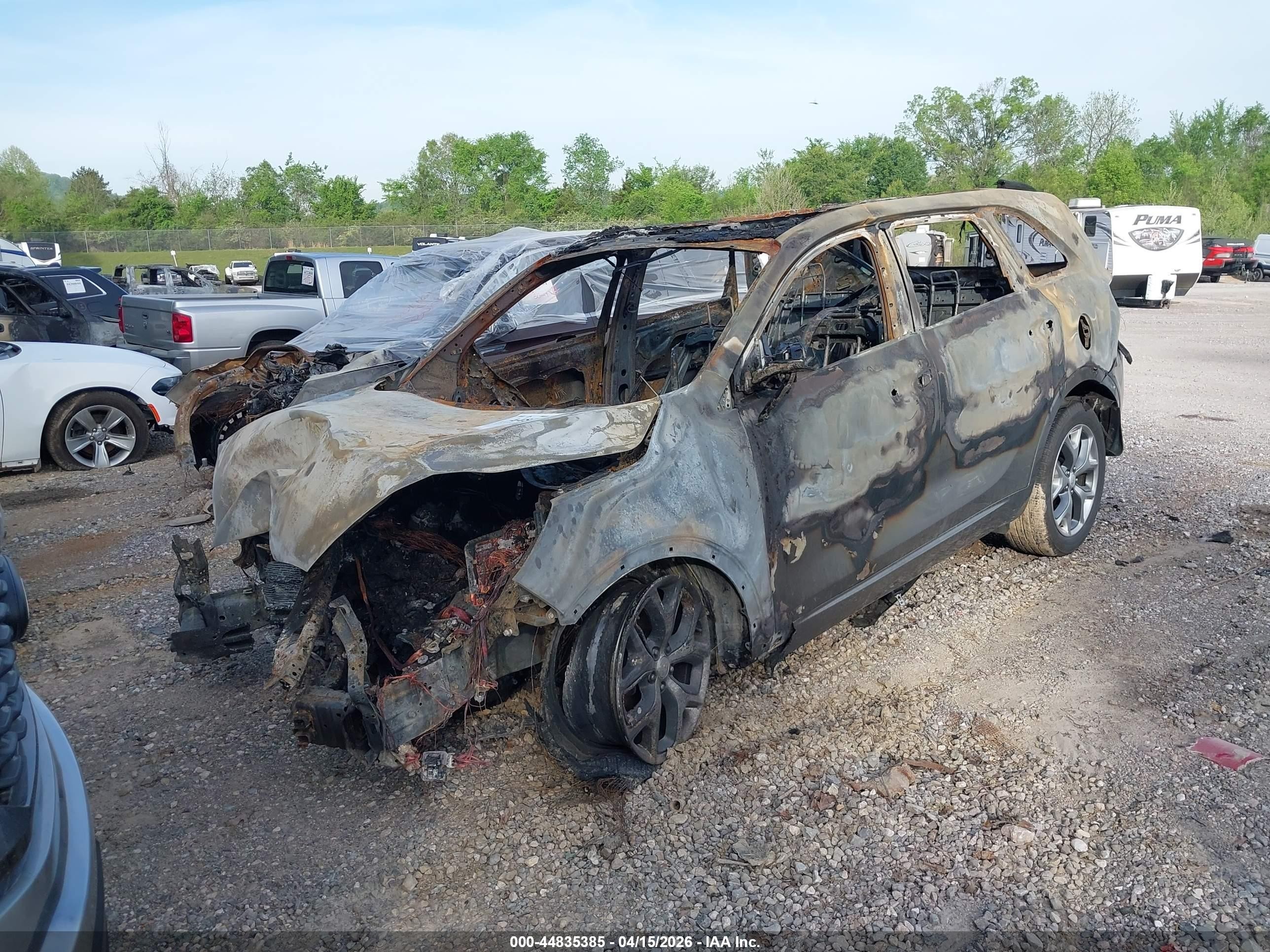 2018 Kia Sorento 3.3l Sx Серый vin: 5XYPKDA58JG405254