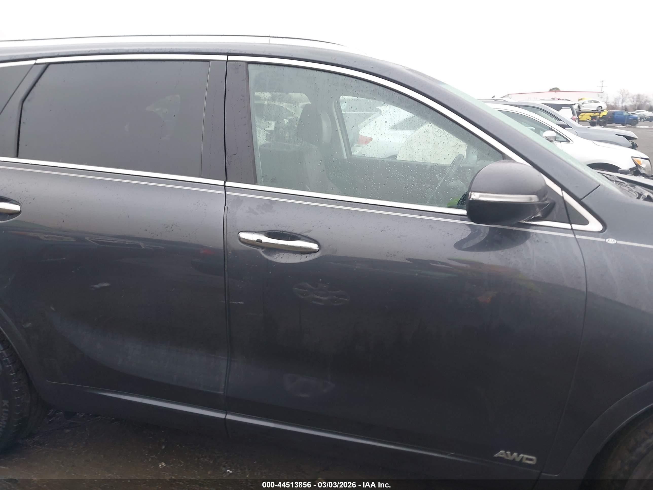 2017 Kia Sorento 3.3l Sx Серый vin: 5XYPKDA5XHG256954