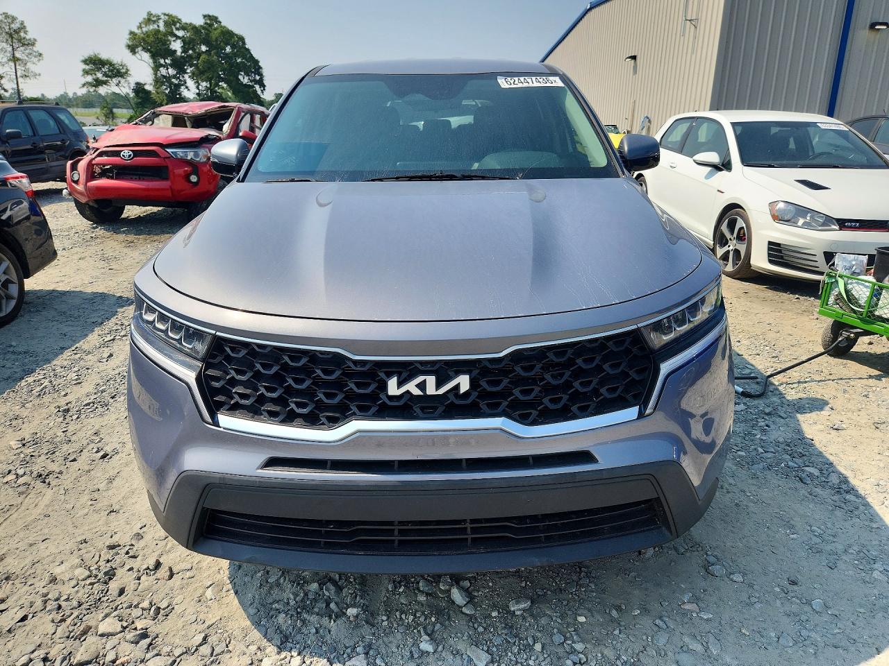2022 Kia Sorento Lx Gray vin: 5XYRG4LC4NG149089