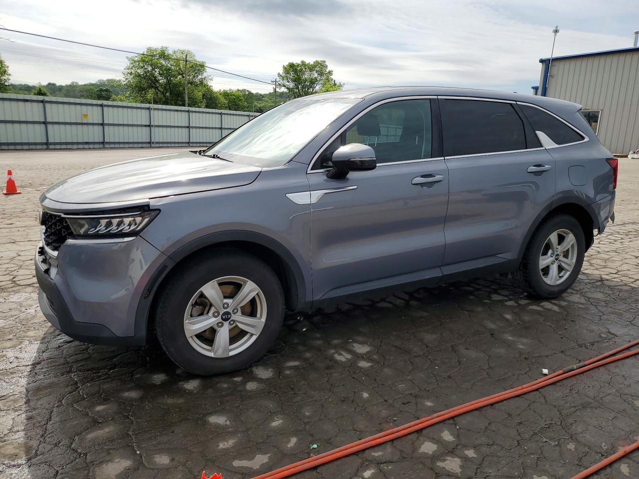 2021 Kia Sorento Lx Gray vin: 5XYRG4LC6MG021791