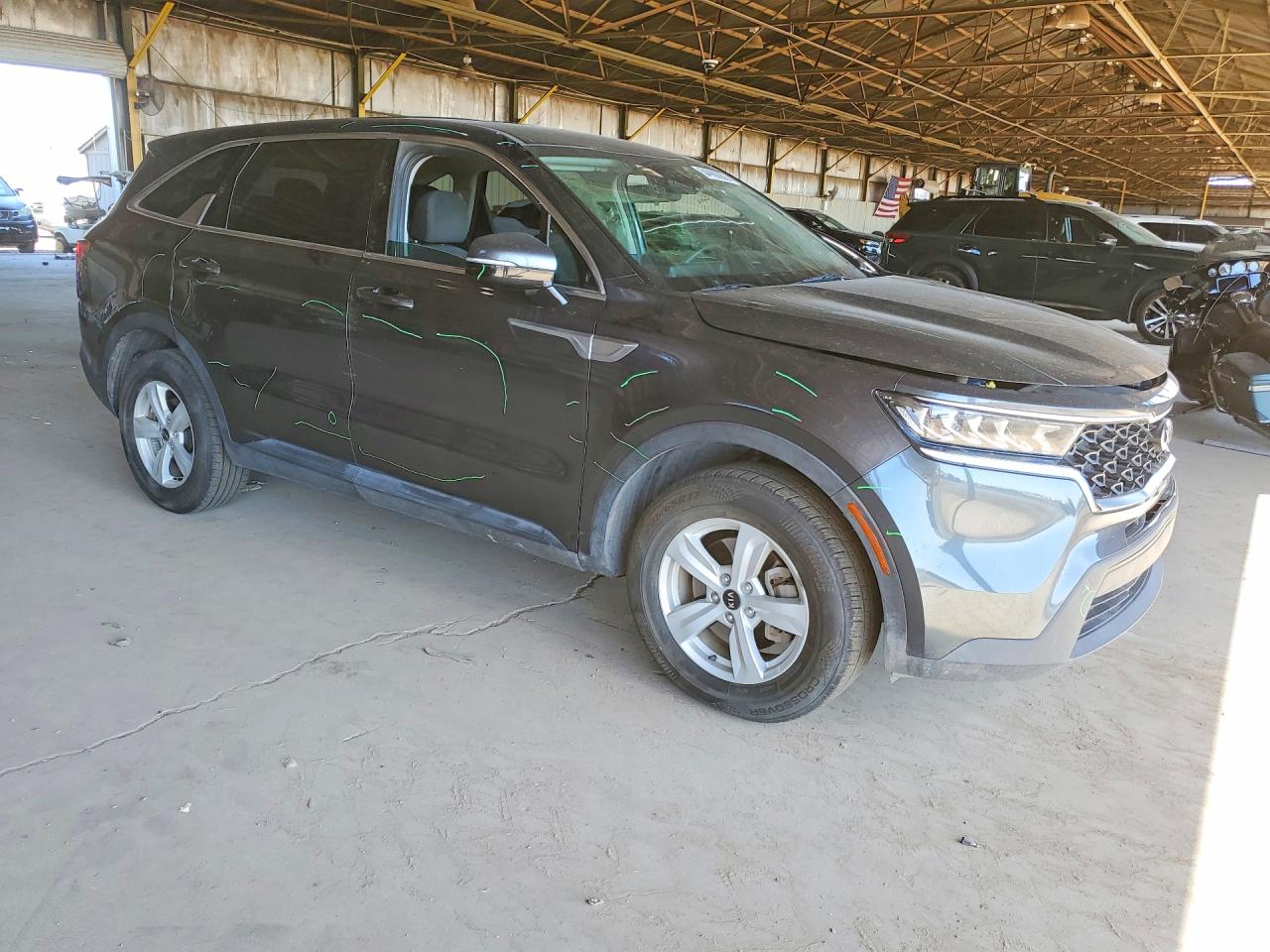 2021 Kia Sorento Lx Charcoal vin: 5XYRG4LC6MG064804