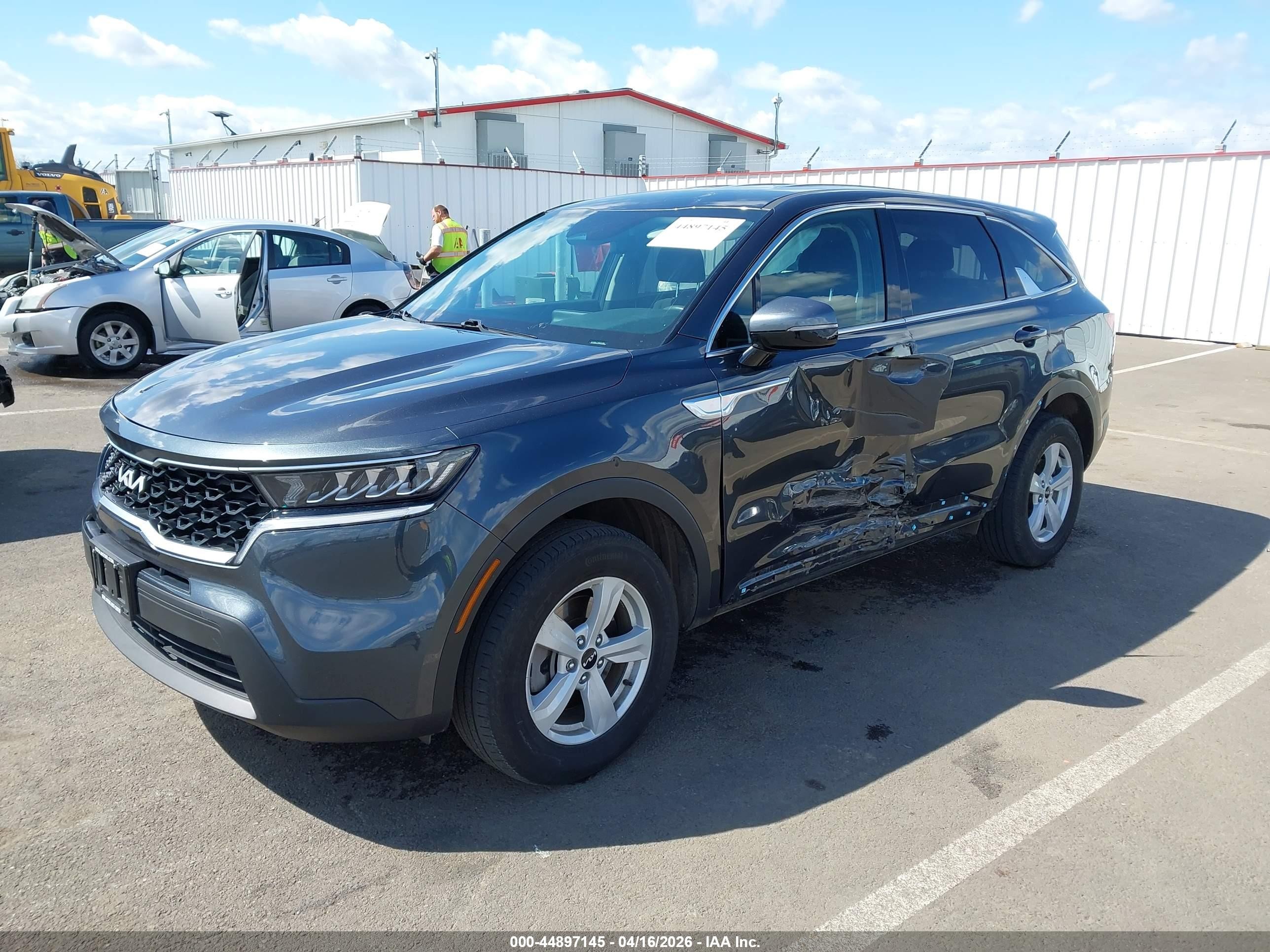 2022 Kia Sorento Lx Black vin: 5XYRGDLC7NG091690