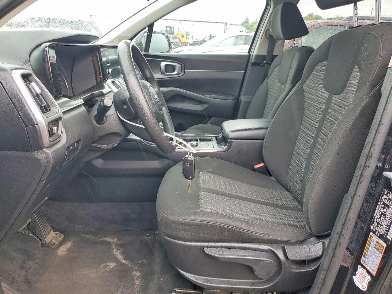 2021 Kia Sorento Lx Черный vin: 5XYRGDLC9MG017671