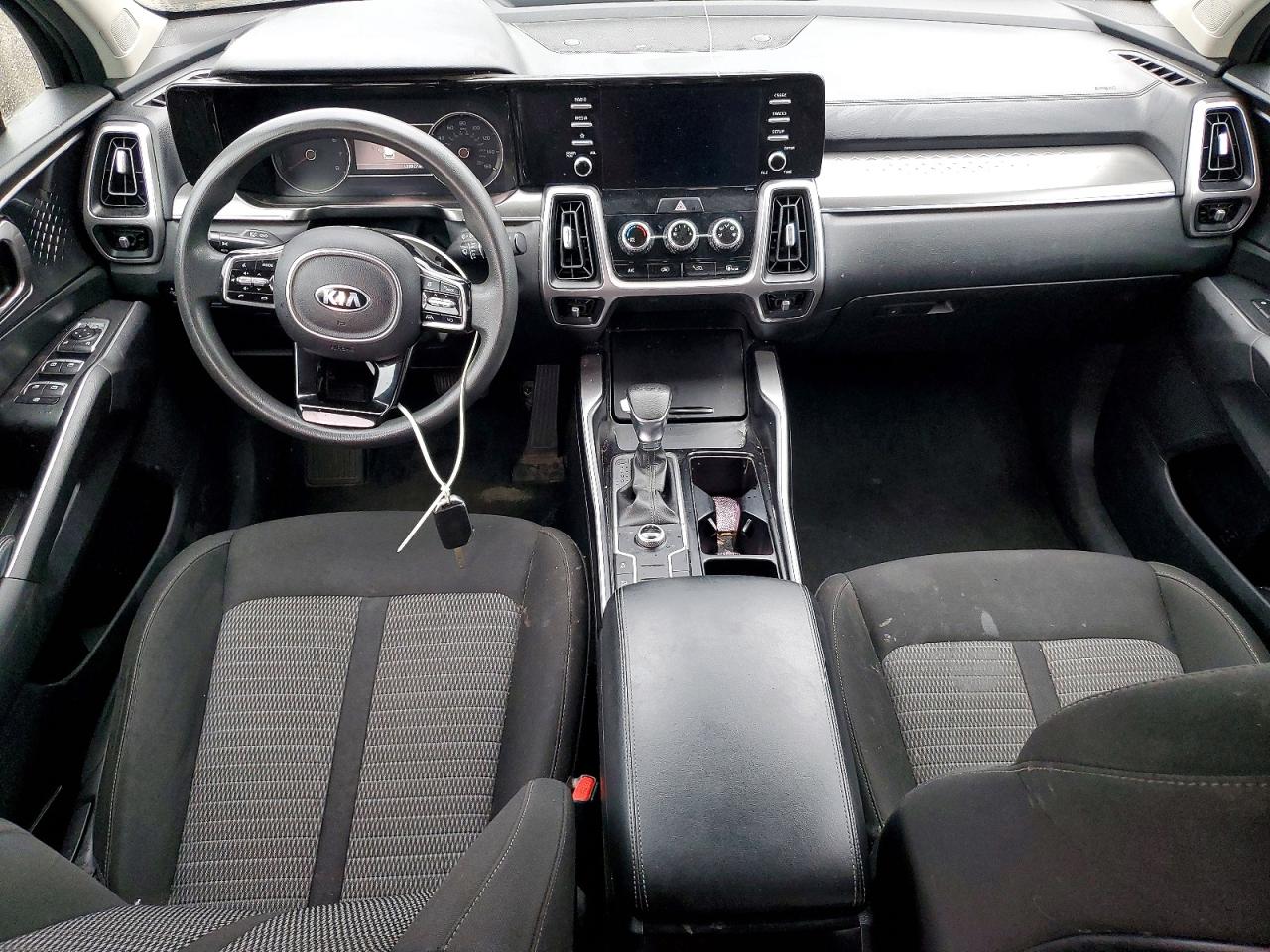 2021 Kia Sorento Lx Черный vin: 5XYRGDLC9MG017671