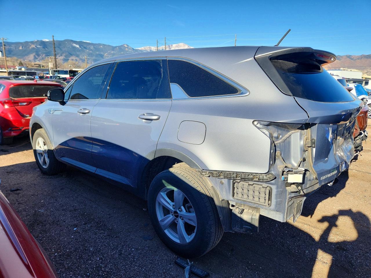 2023 Kia Sorento Lx Gray vin: 5XYRGDLCXPG184982