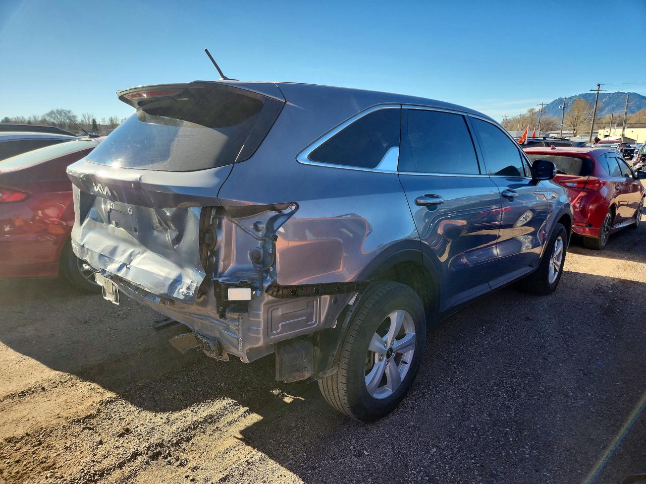 2023 Kia Sorento Lx Gray vin: 5XYRGDLCXPG184982