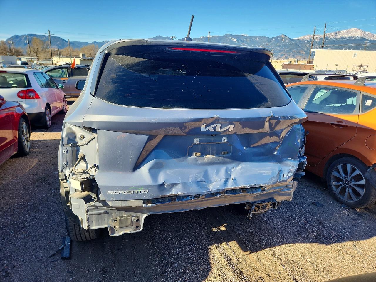 2023 Kia Sorento Lx Gray vin: 5XYRGDLCXPG184982