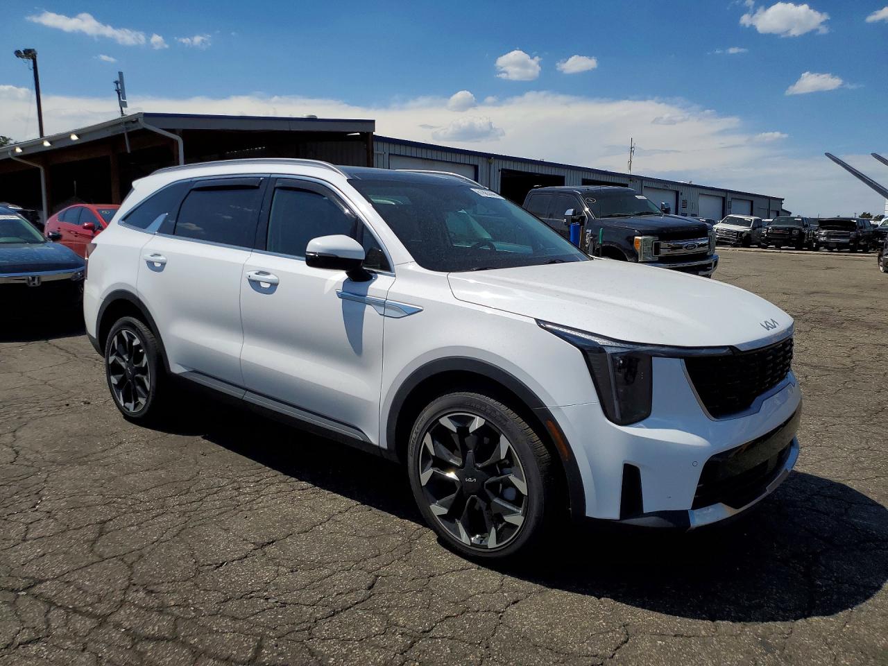 2025 Kia Sorento Ex White vin: 5XYRH4JF3SG375467
