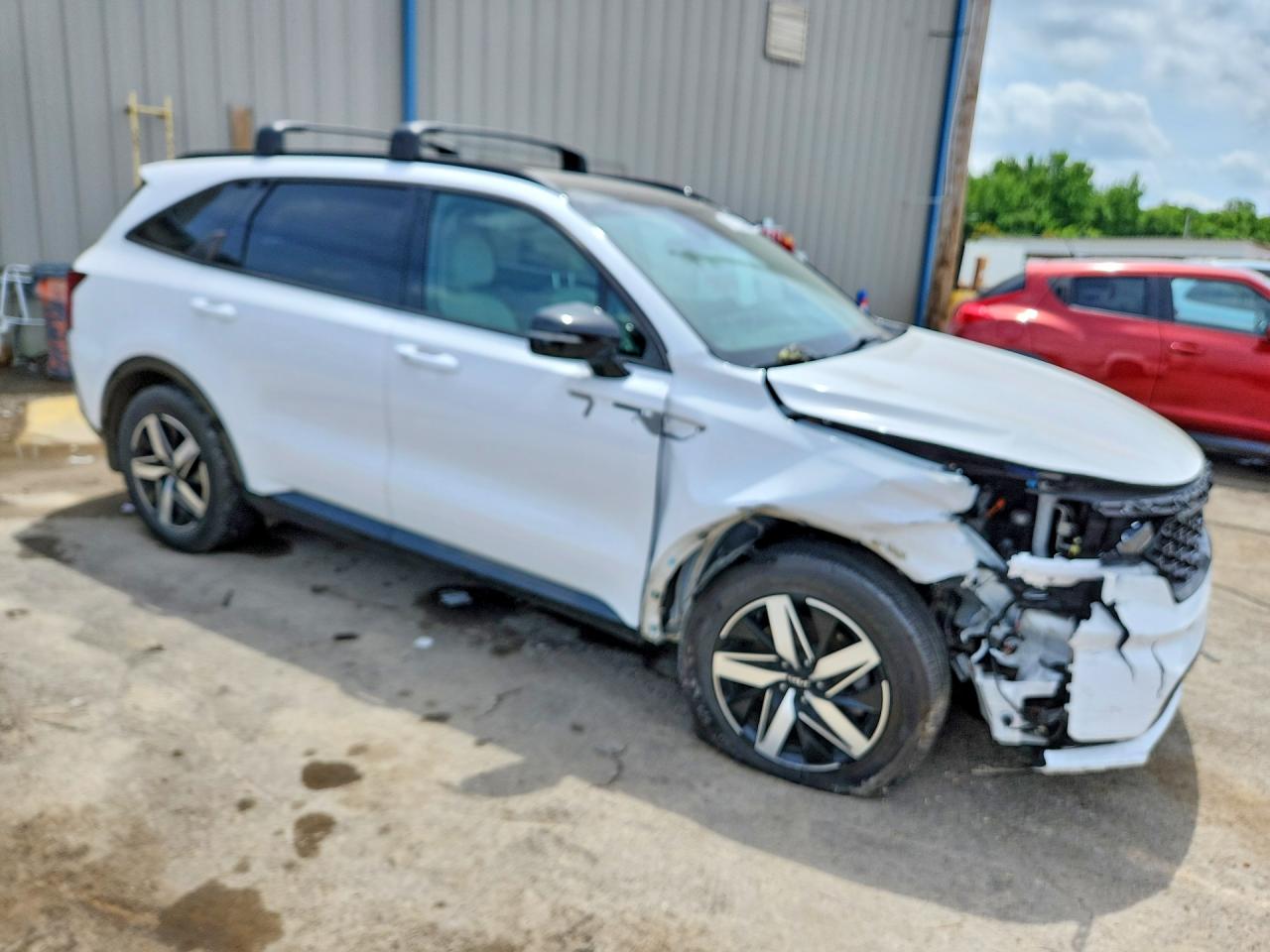 2022 Kia Sorento Ex White vin: 5XYRH4LF1NG145265