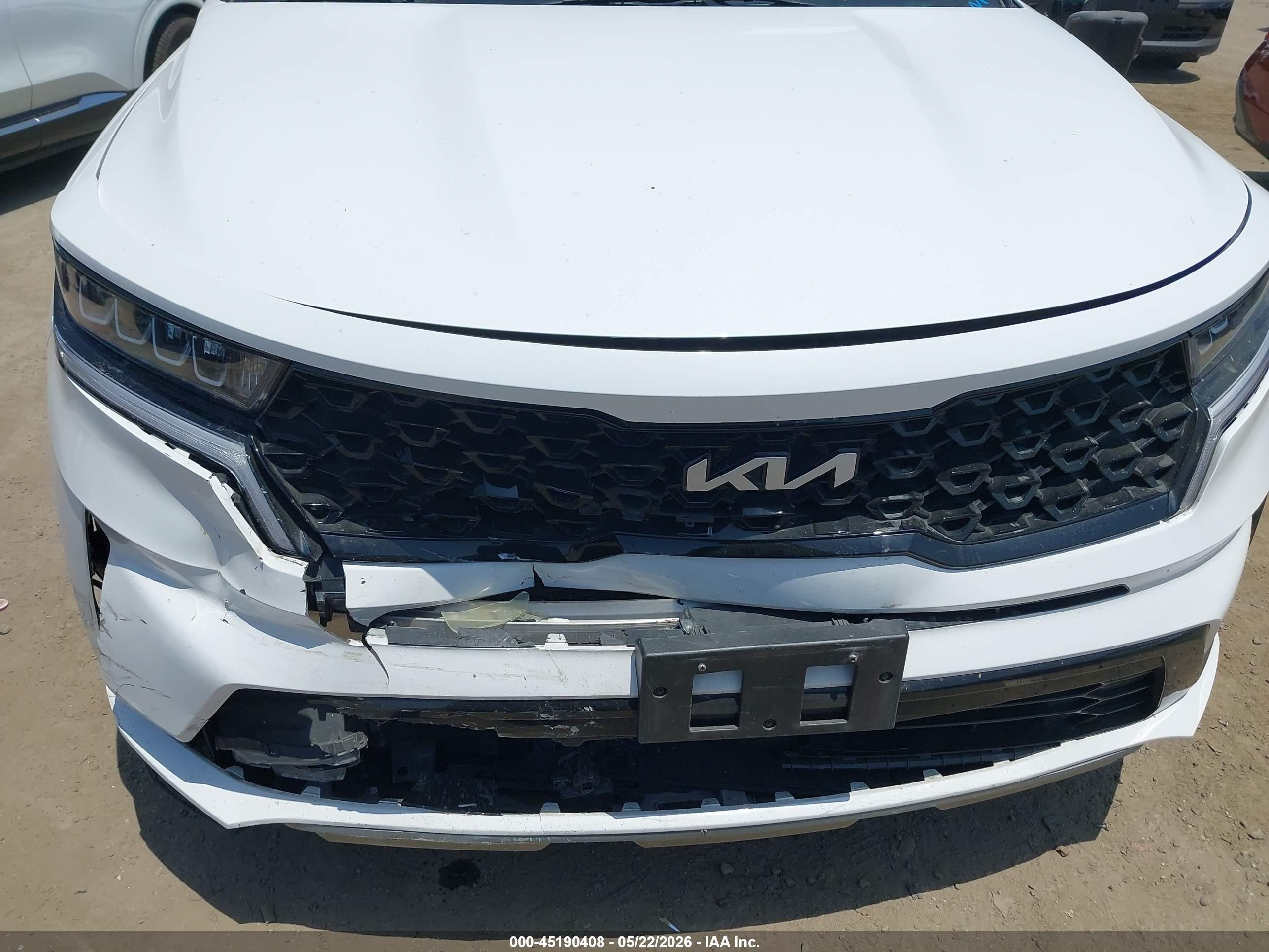 2023 Kia Sorento Ex Белый vin: 5XYRH4LF5PG223260