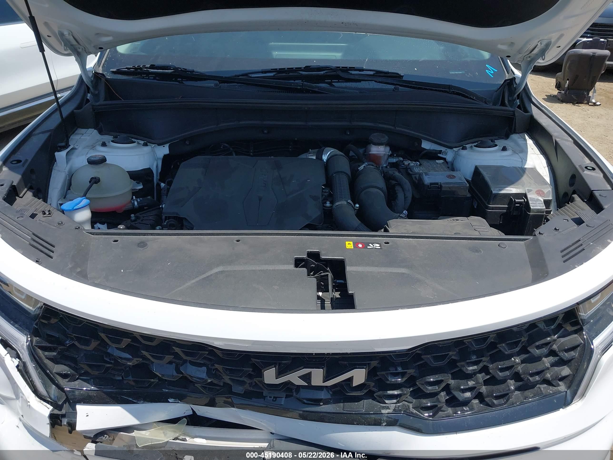 2023 Kia Sorento Ex Белый vin: 5XYRH4LF5PG223260