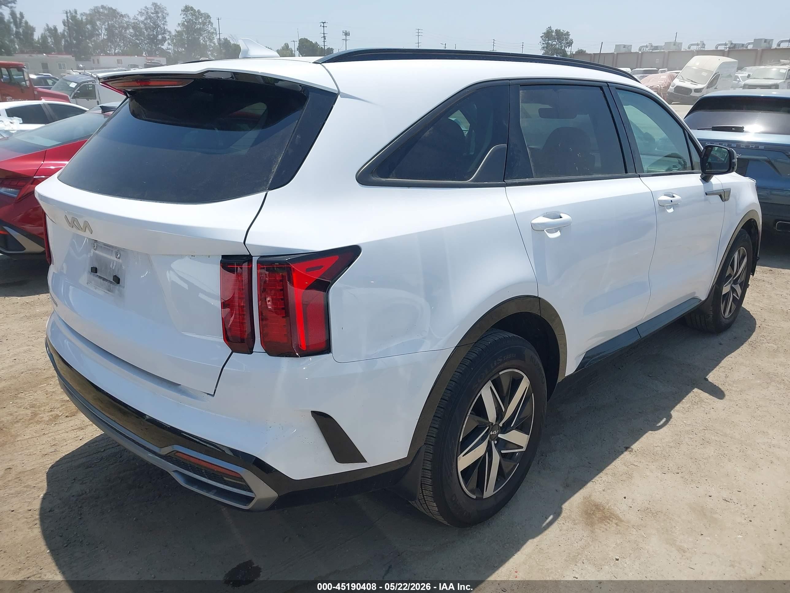 2023 Kia Sorento Ex Белый vin: 5XYRH4LF5PG223260