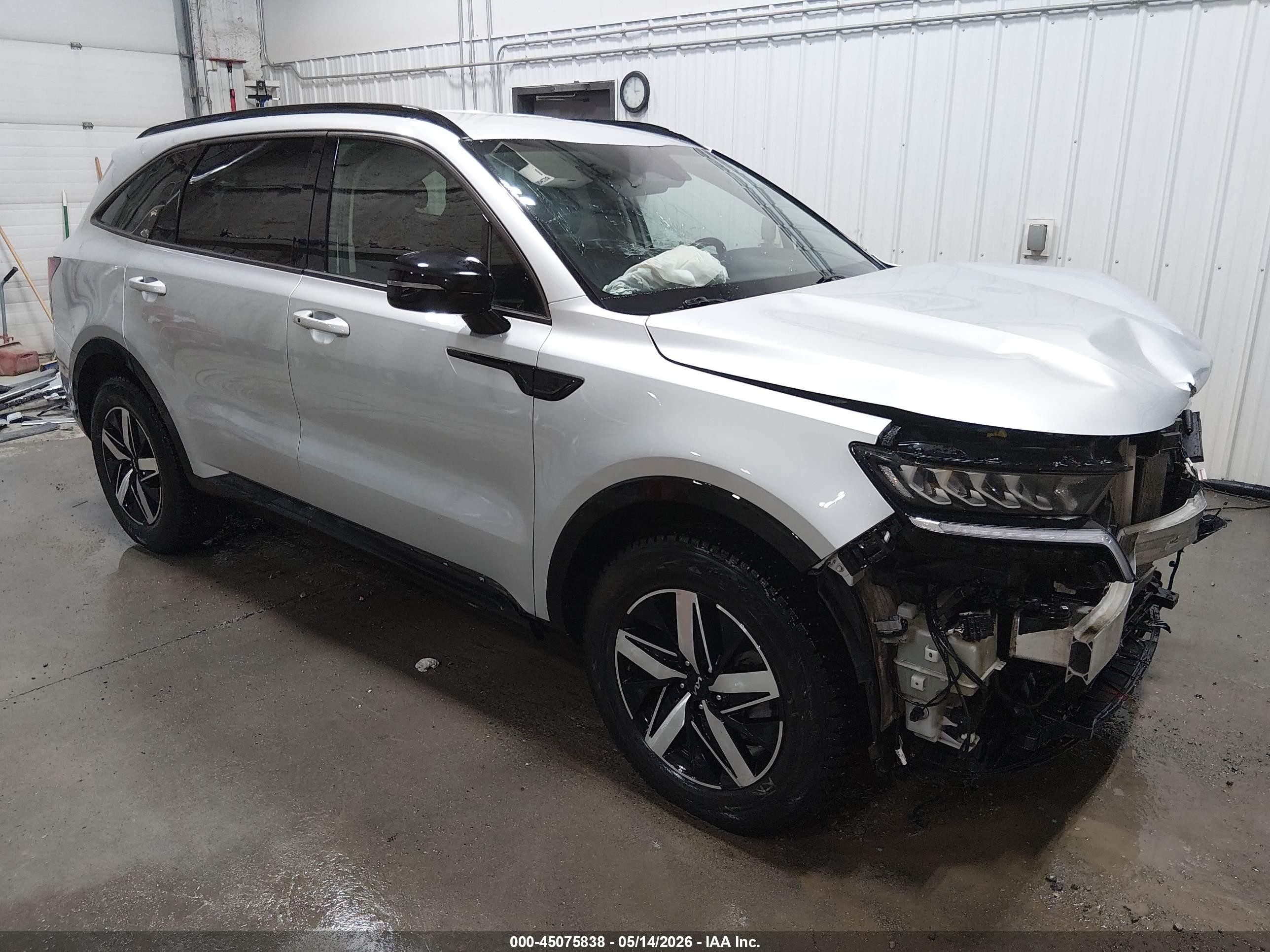 2022 Kia Sorento Ex Silver vin: 5XYRH4LF6NG091803