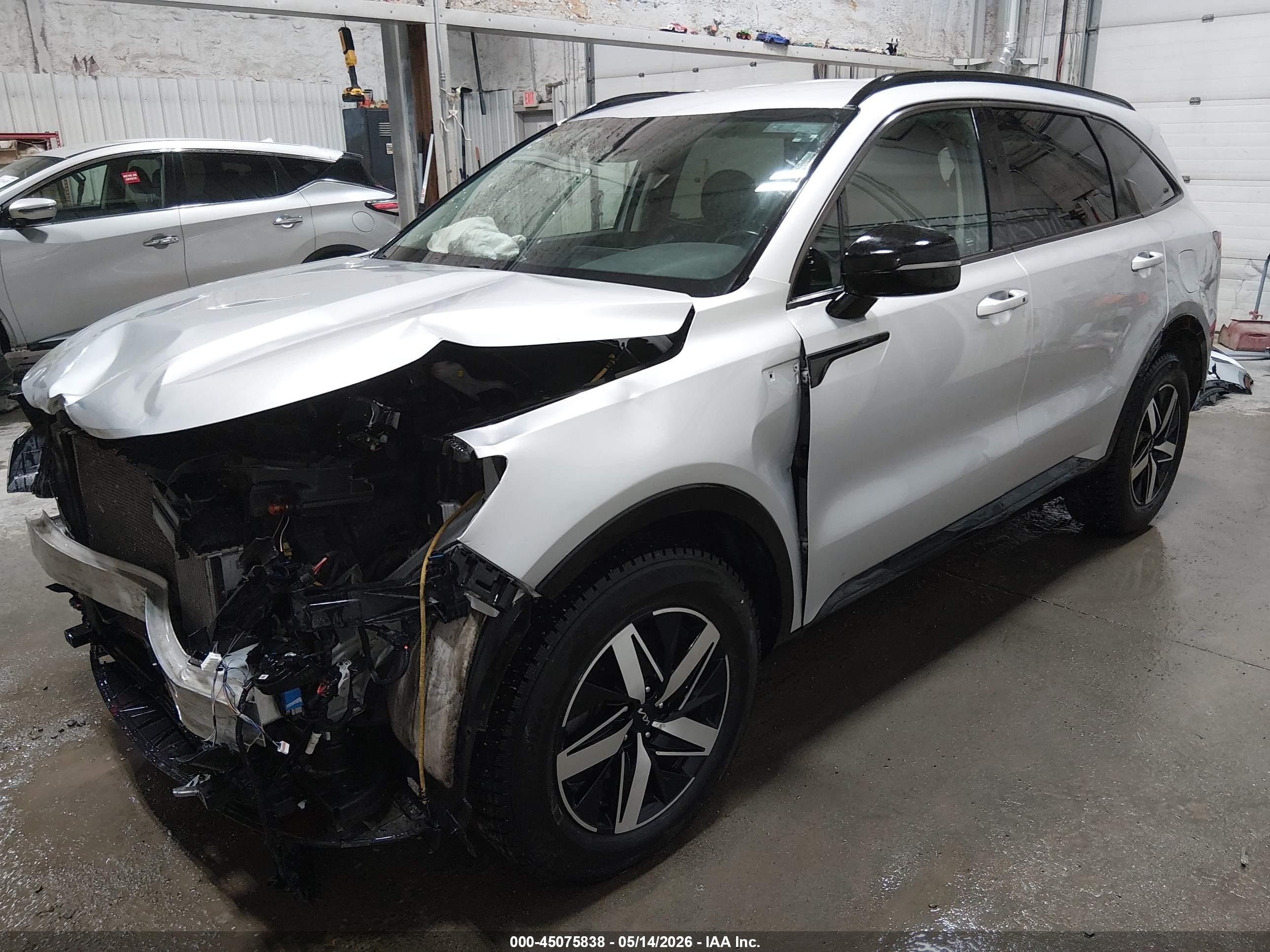 2022 Kia Sorento Ex Silver vin: 5XYRH4LF6NG091803