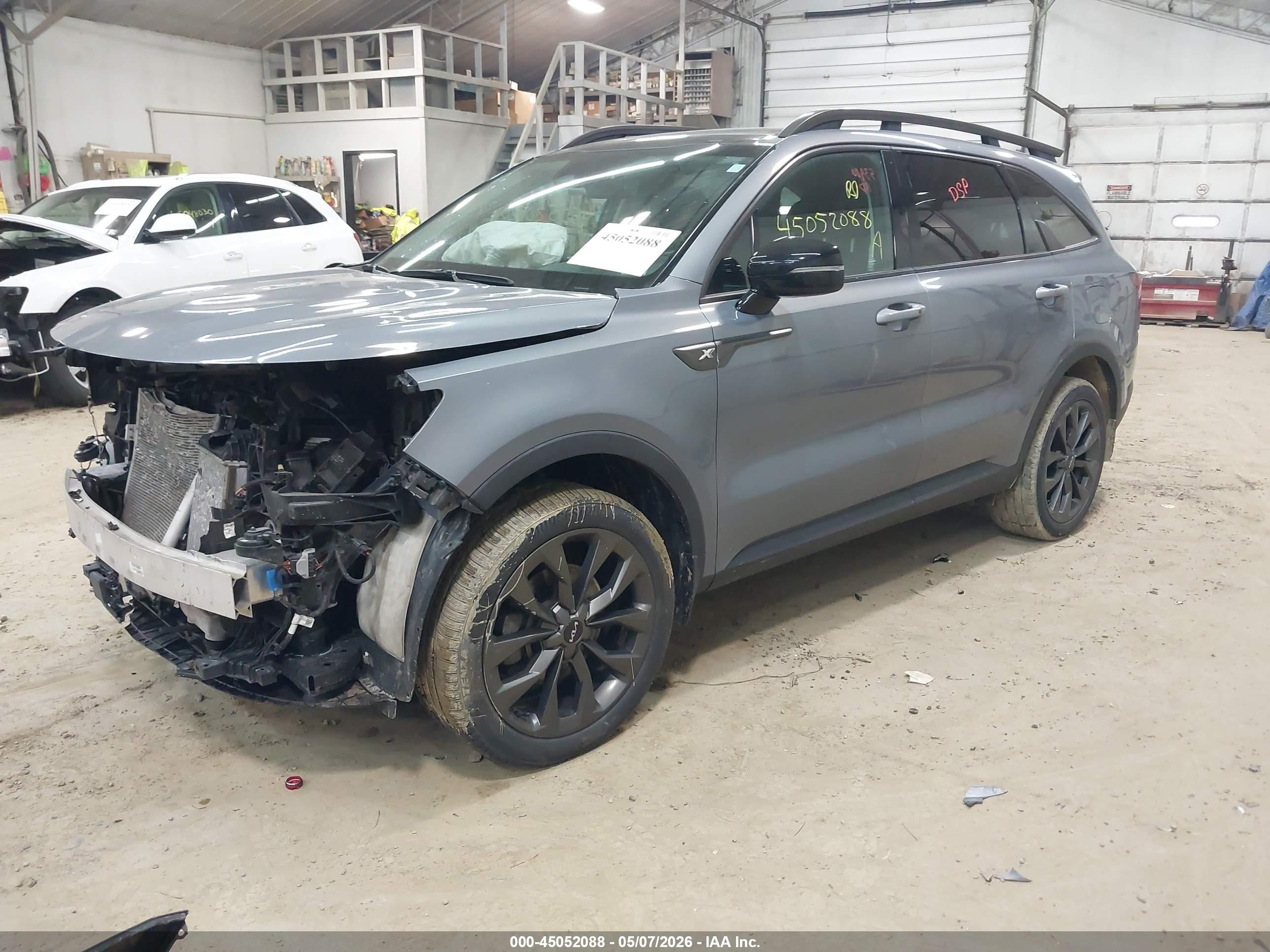 2023 Kia Sorento X-line Ex Серый vin: 5XYRHDLF7PG183862