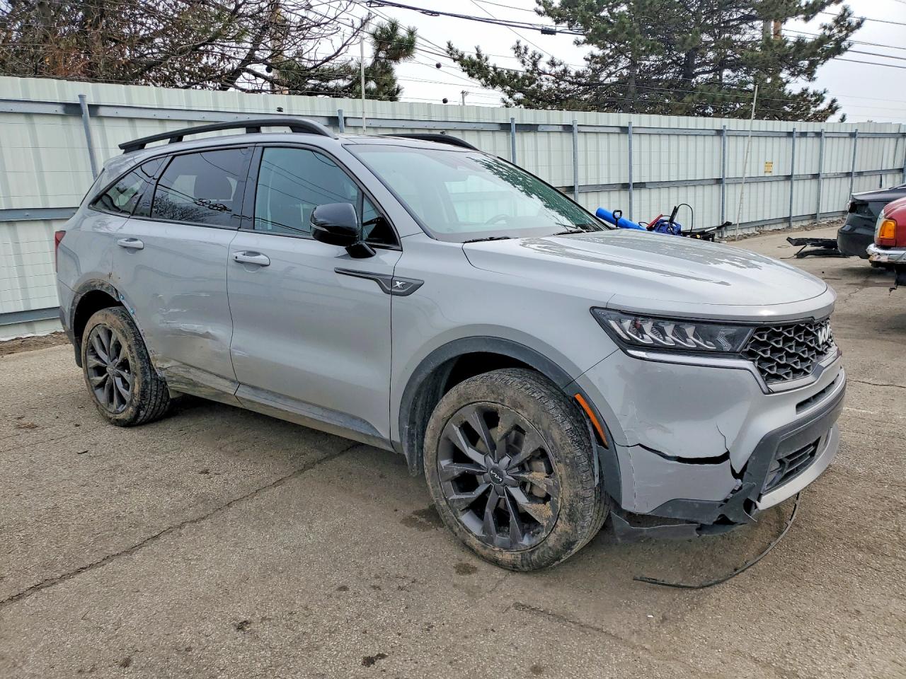 2023 Kia Sorento X-line Ex Серый vin: 5XYRHDLF9PG226694