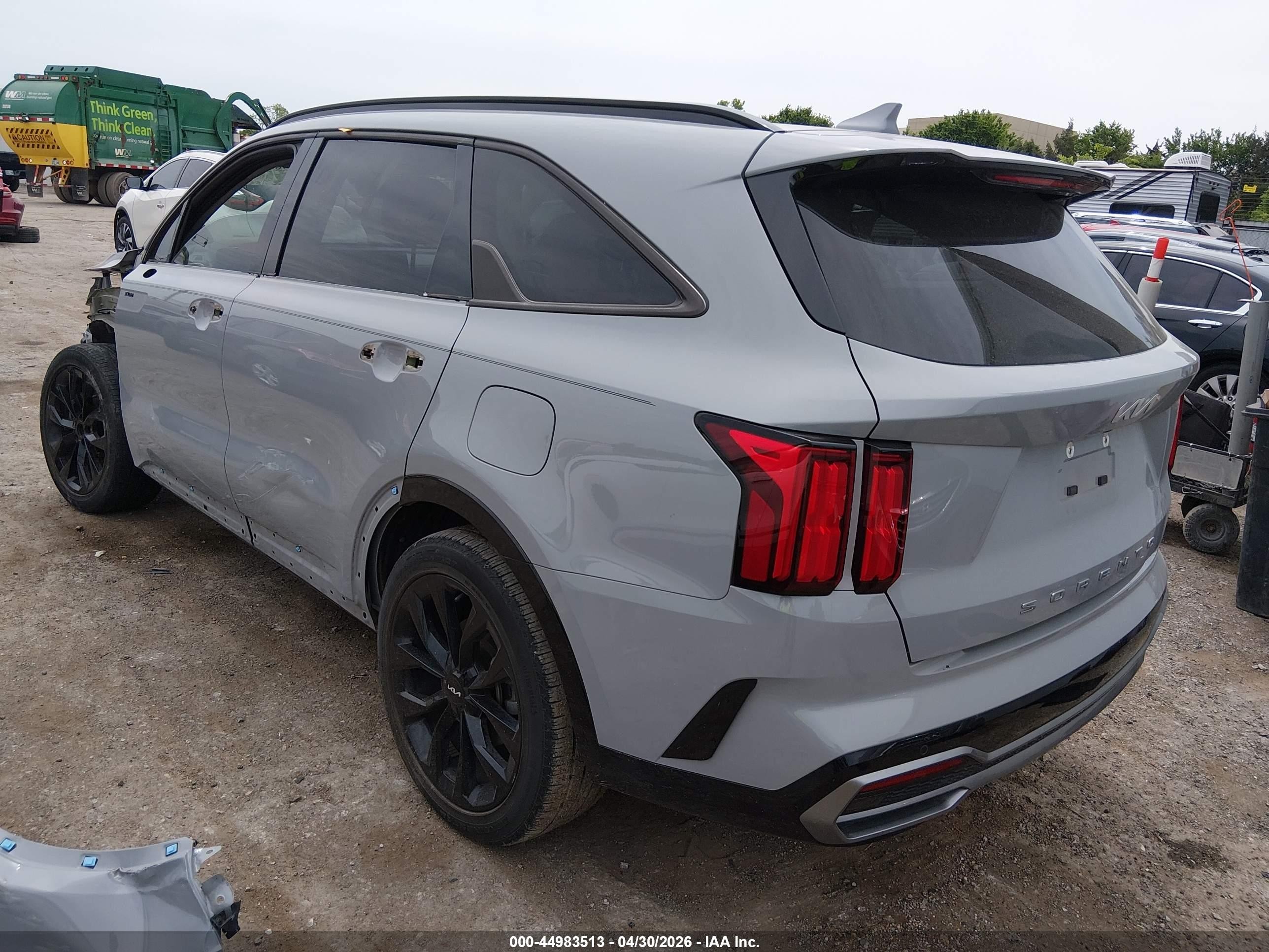 2022 Kia Sorento Sx Gray vin: 5XYRK4LF0NG119080