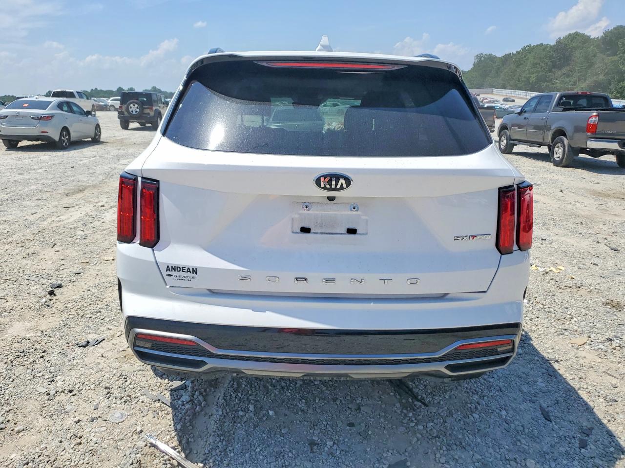 2021 Kia Sorento Sx Prestige White vin: 5XYRK4LF5MG049266