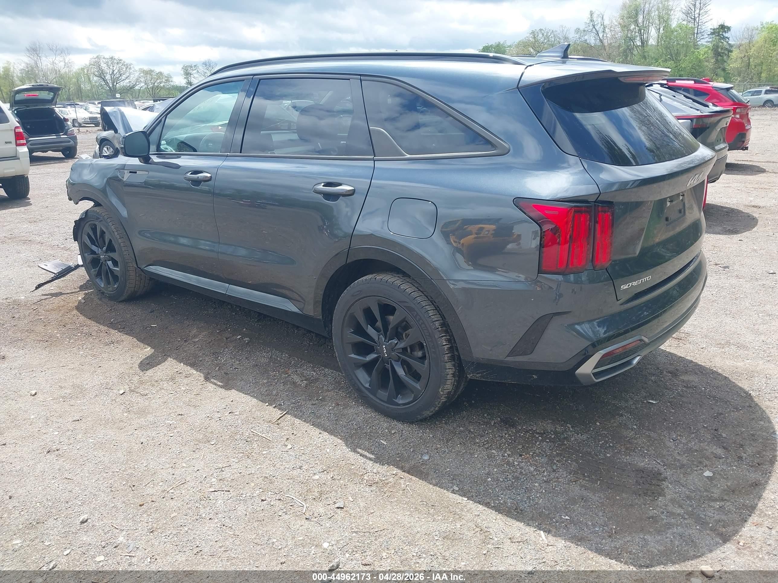 2023 Kia Sorento Sx Черный vin: 5XYRK4LF5PG242439