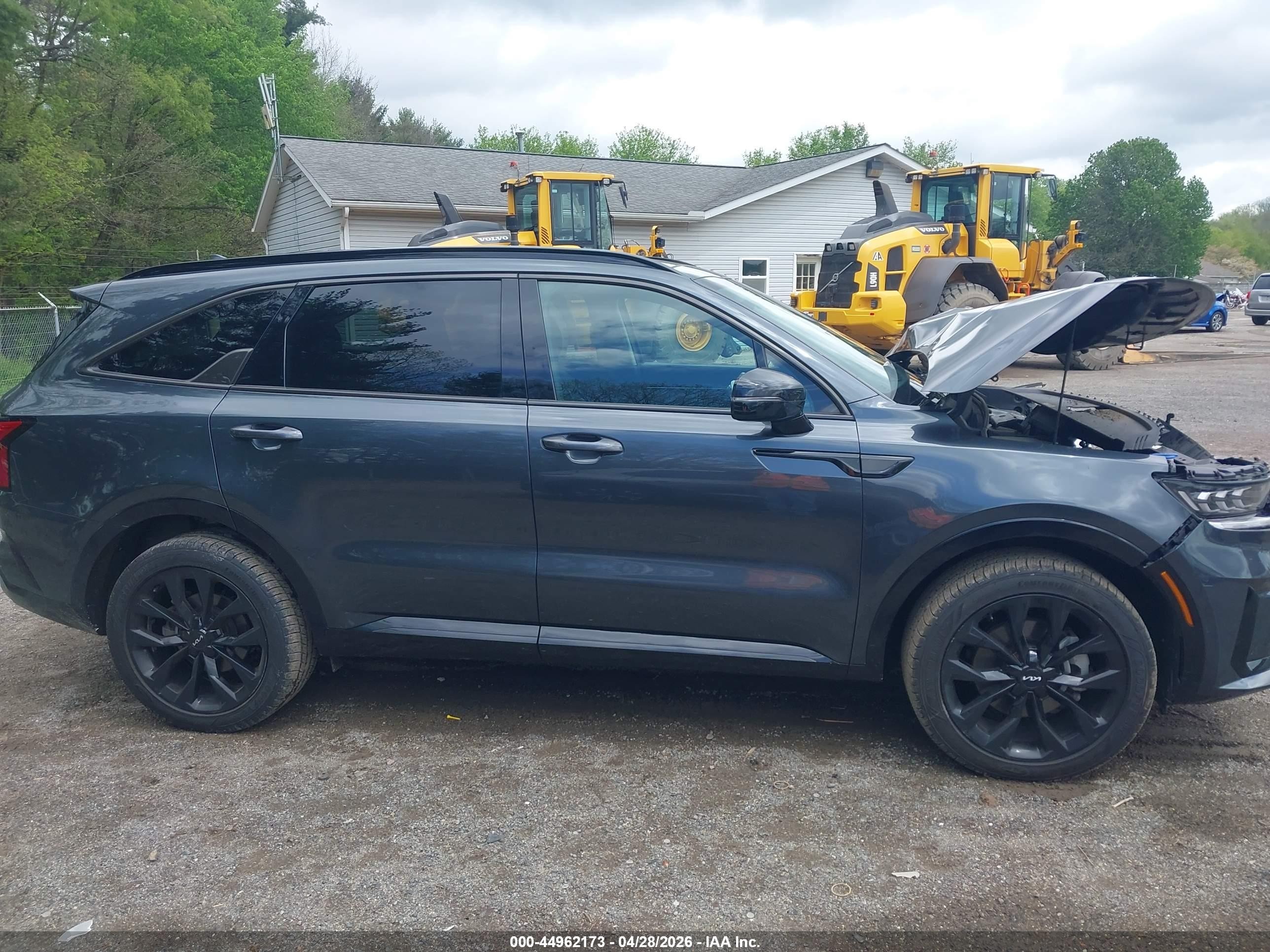 2023 Kia Sorento Sx Черный vin: 5XYRK4LF5PG242439