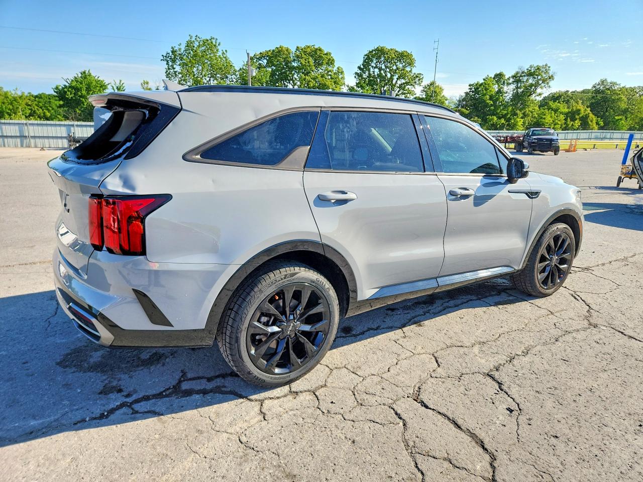 2023 Kia Sorento Sx Gray vin: 5XYRK4LF7PG215405