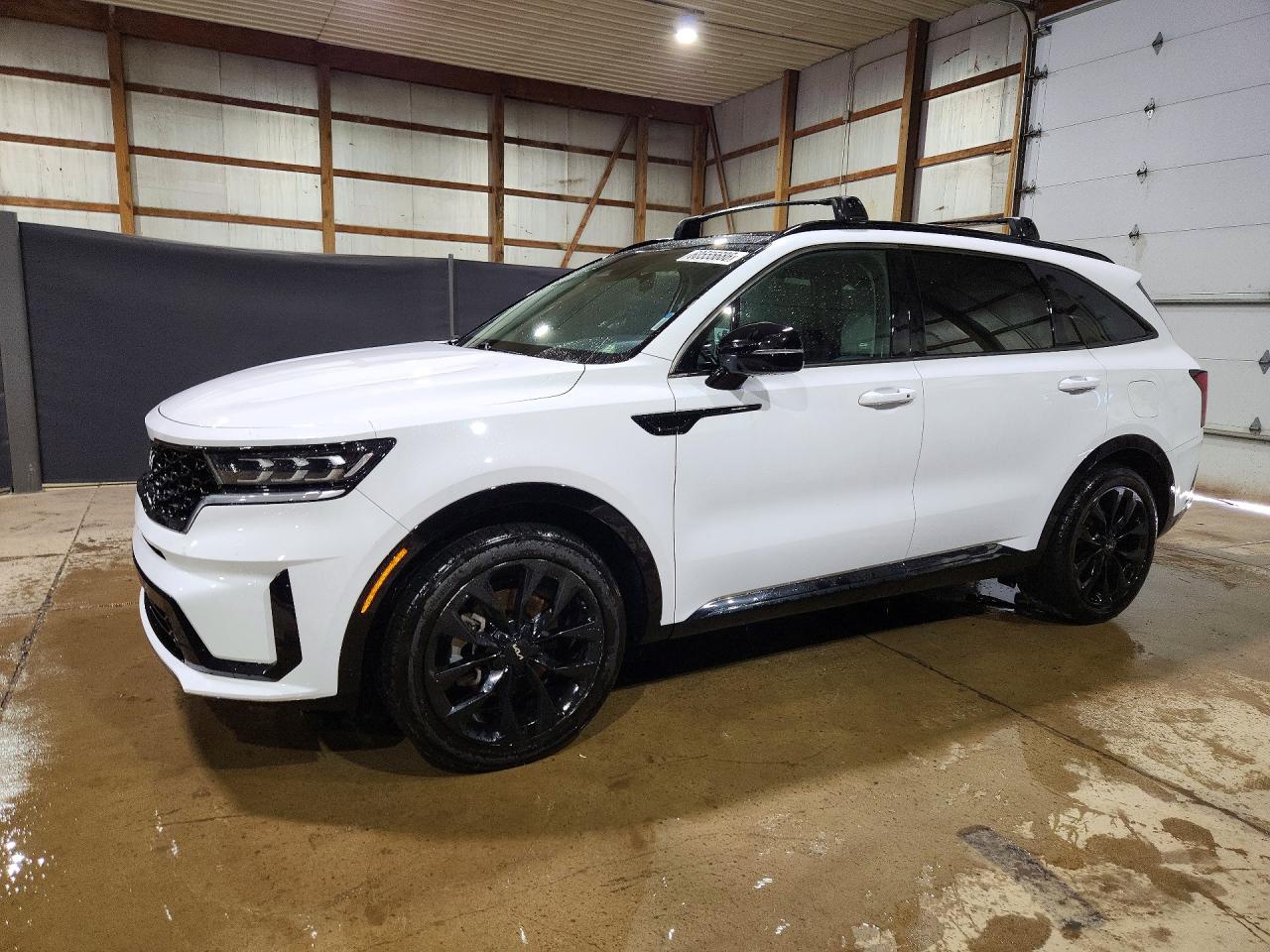 2022 Kia Sorento Sx White vin: 5XYRK4LF9NG127646