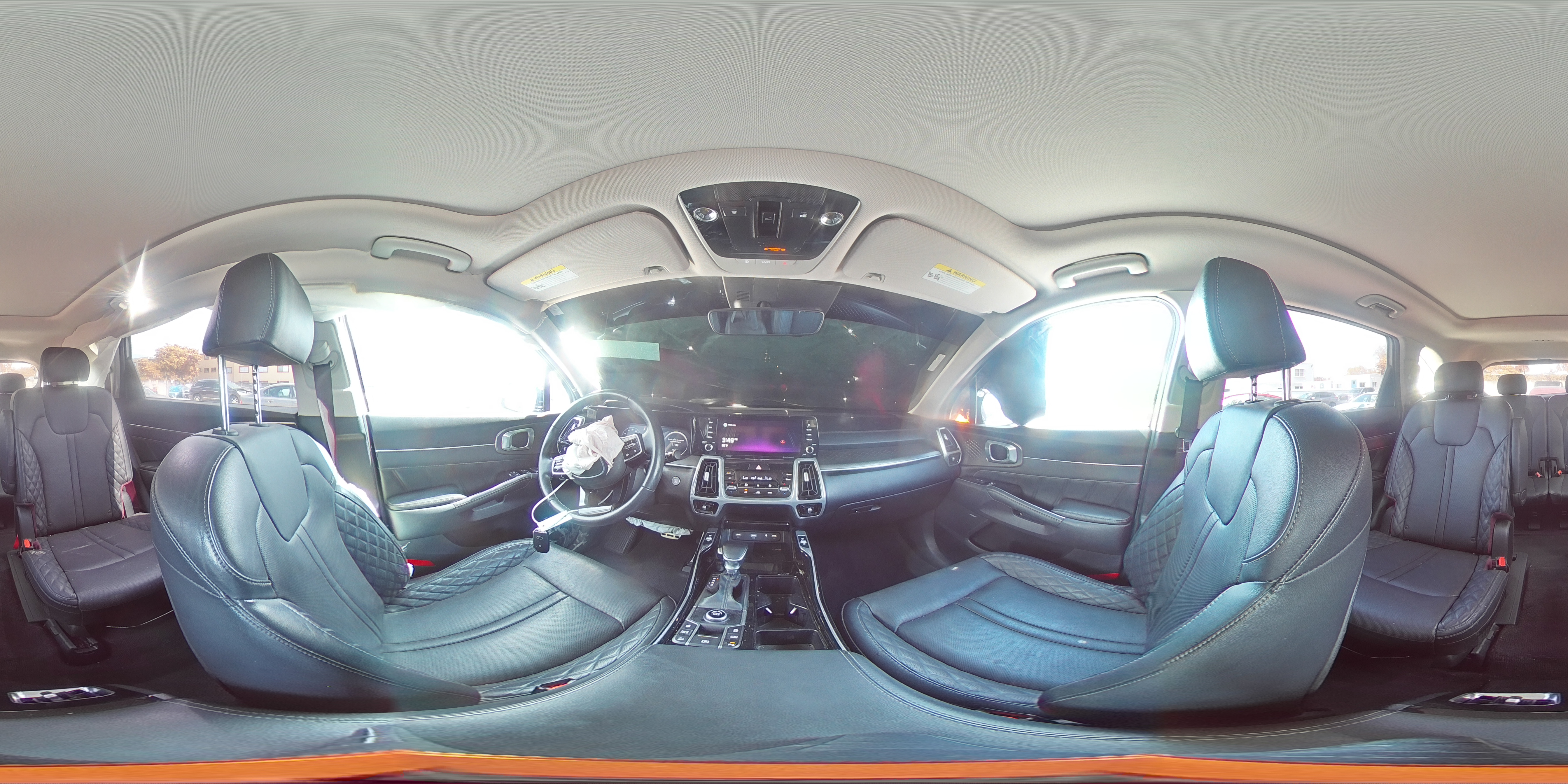 2021 Kia Sorento Sx Prestige White vin: 5XYRK4LFXMG038196