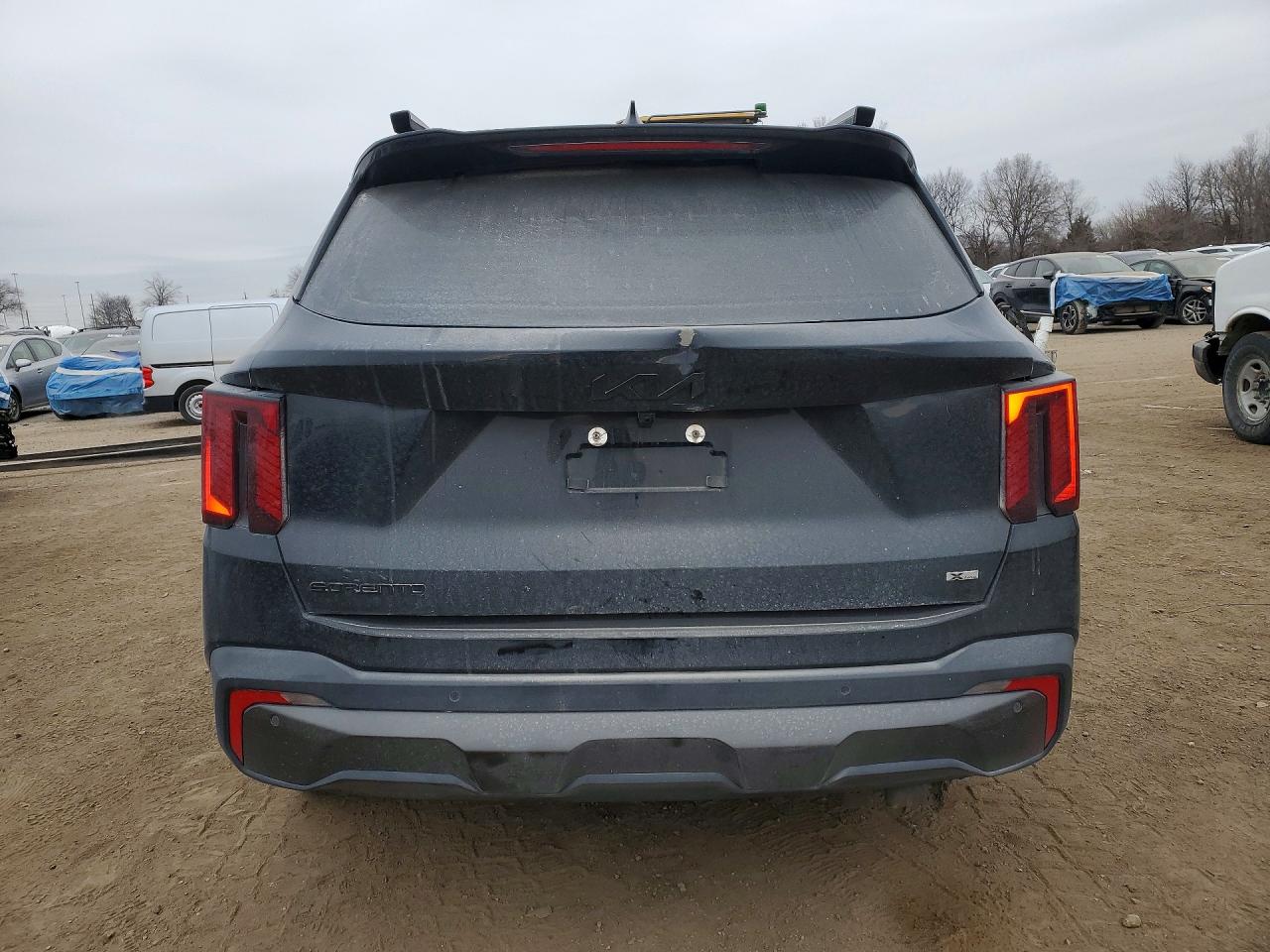 2025 Kia Sorento Sx Черный vin: 5XYRKDJF3SG334273