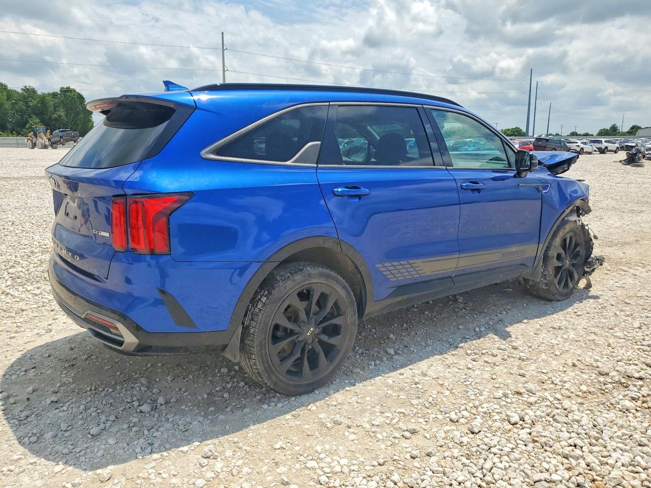 2021 Kia Sorento Sx Blue vin: 5XYRKDLF3MG017061