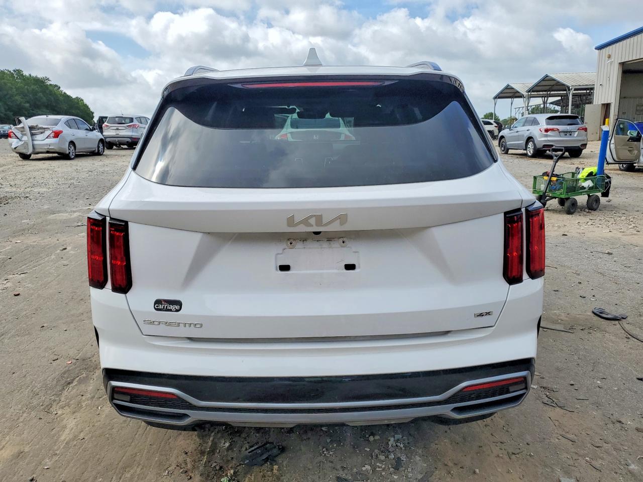 2023 Kia Sorento Sx White vin: 5XYRKDLF5PG223650