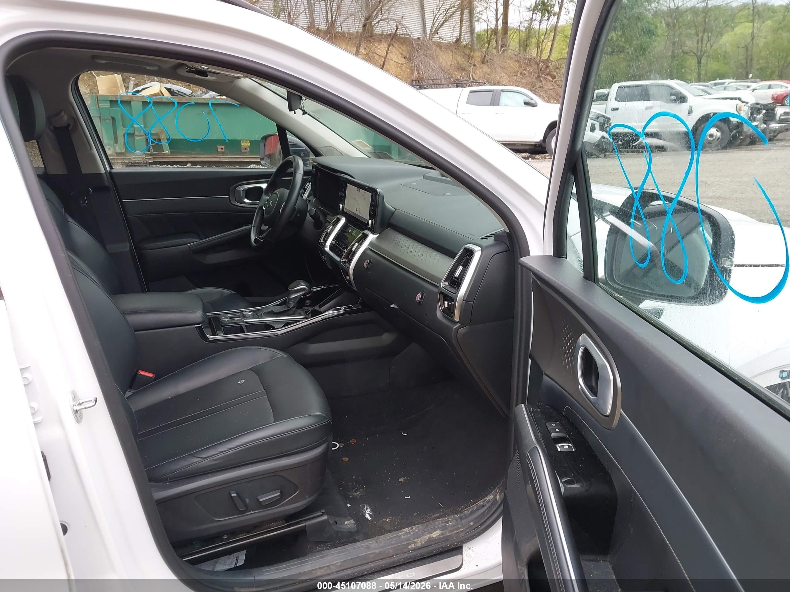 2021 Kia Sorento Sx White vin: 5XYRKDLF7MG016429