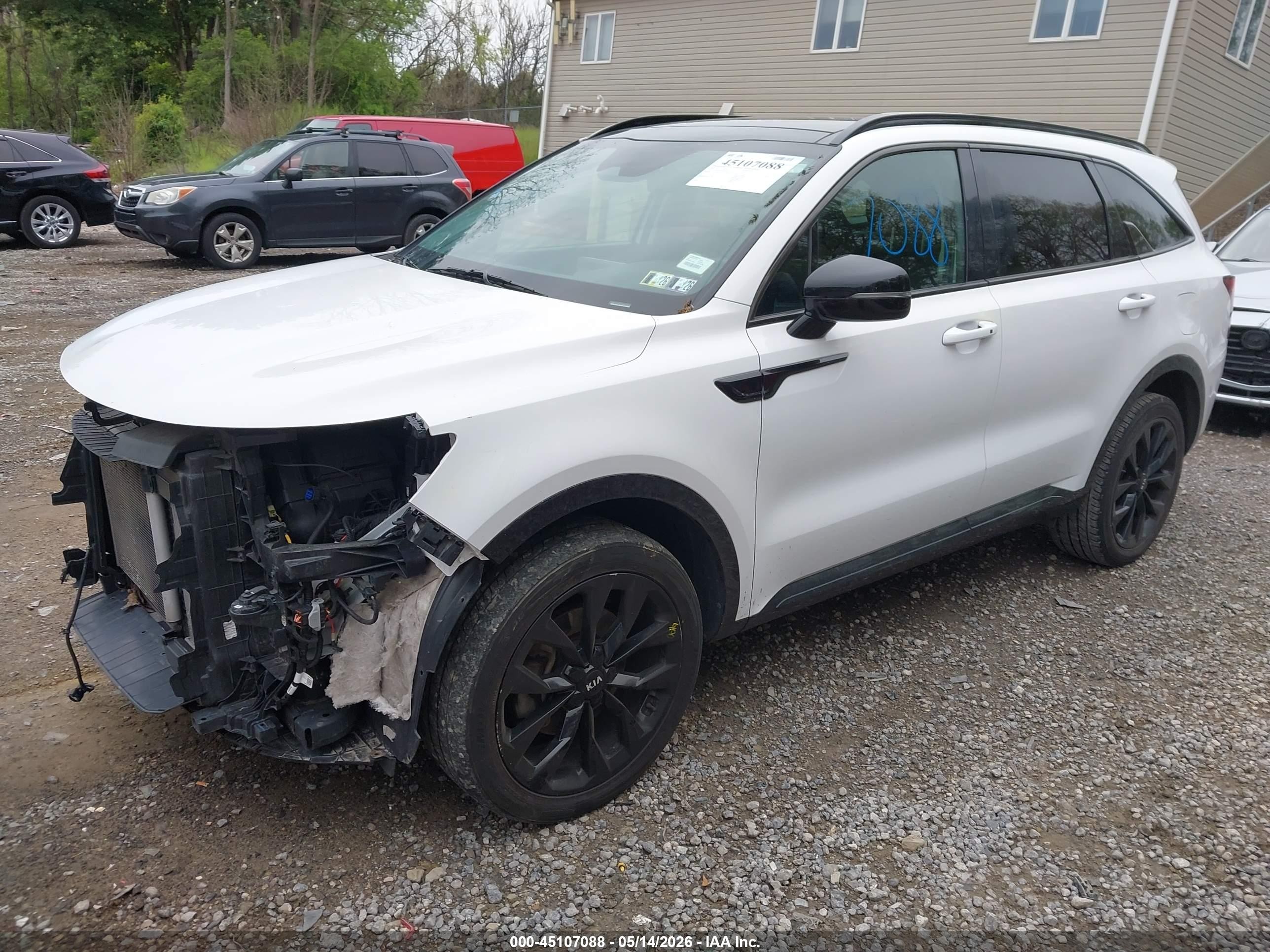 2021 Kia Sorento Sx White vin: 5XYRKDLF7MG016429