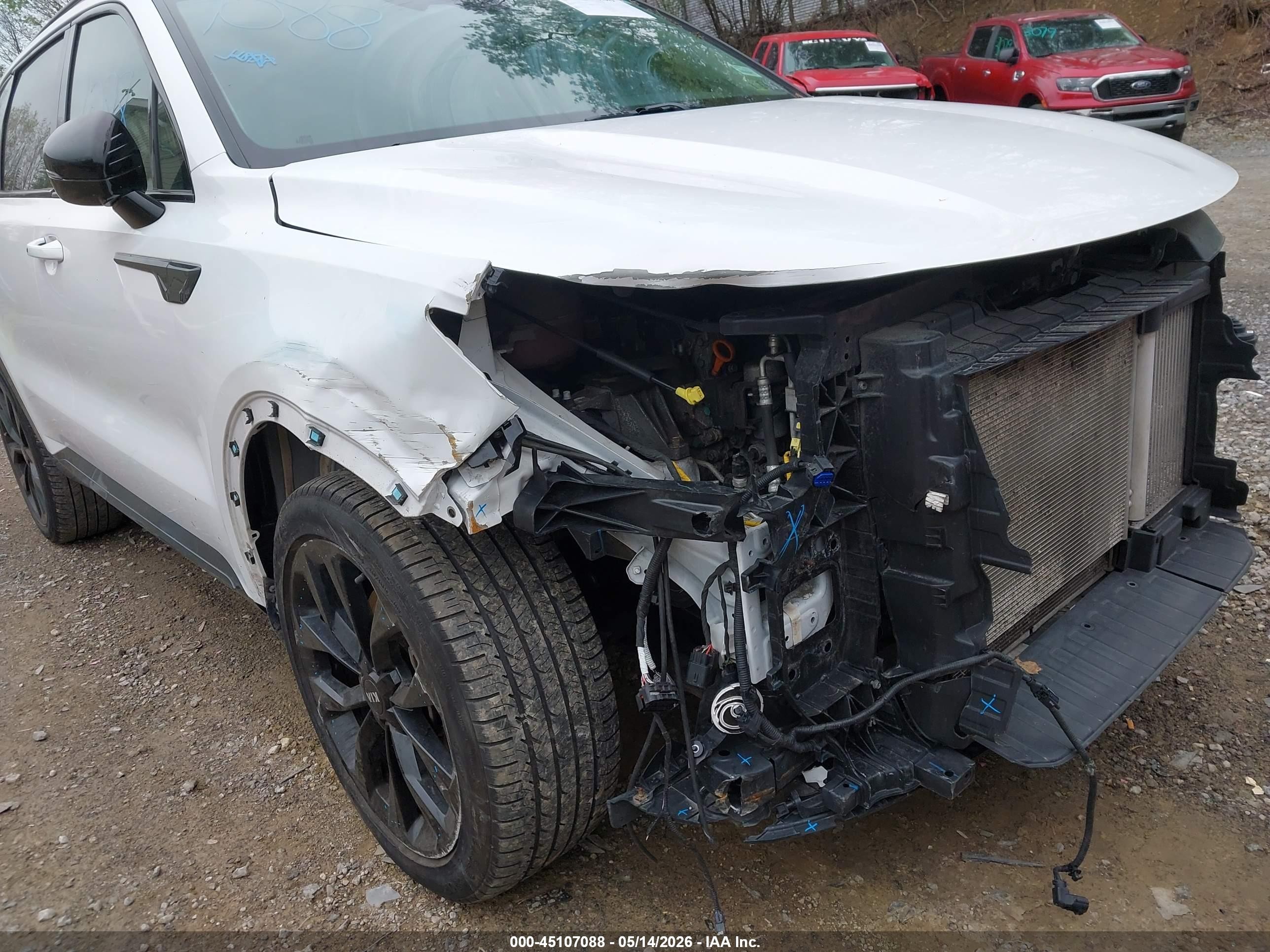 2021 Kia Sorento Sx White vin: 5XYRKDLF7MG016429