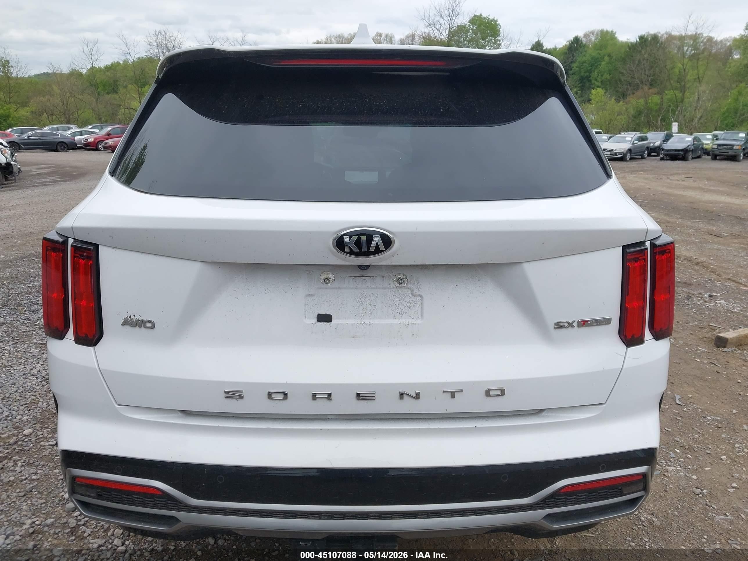 2021 Kia Sorento Sx White vin: 5XYRKDLF7MG016429