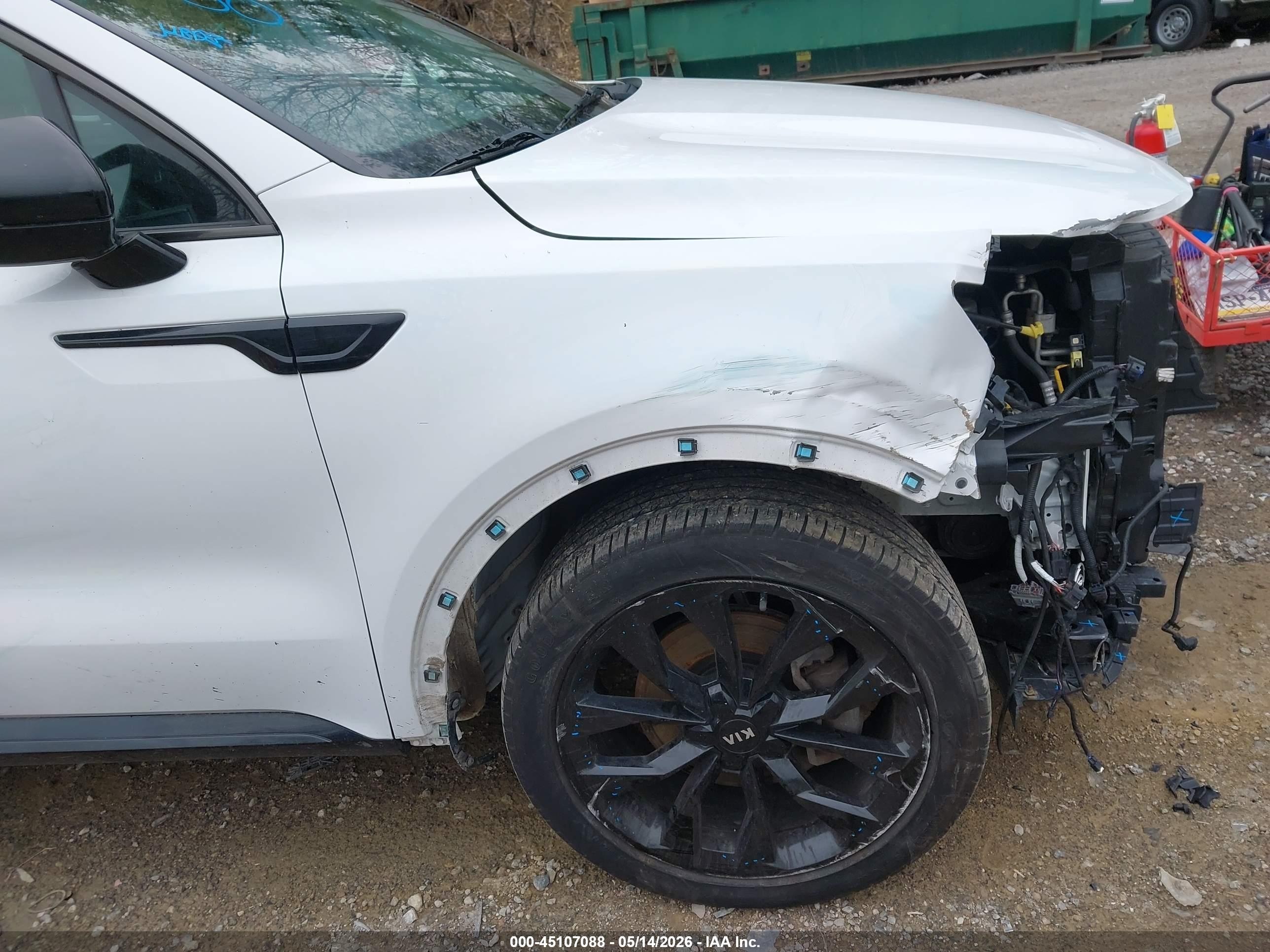 2021 Kia Sorento Sx White vin: 5XYRKDLF7MG016429