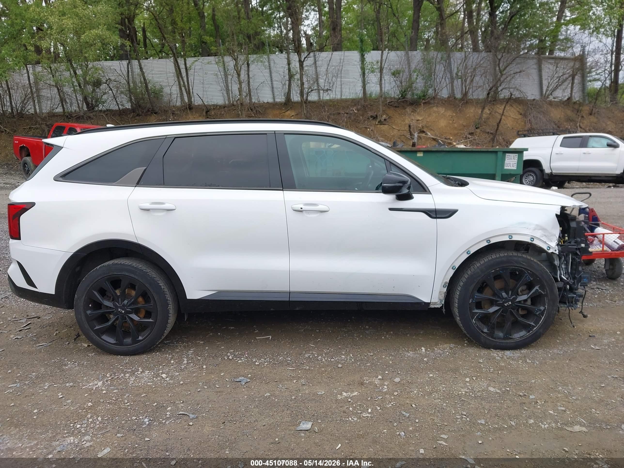 2021 Kia Sorento Sx White vin: 5XYRKDLF7MG016429