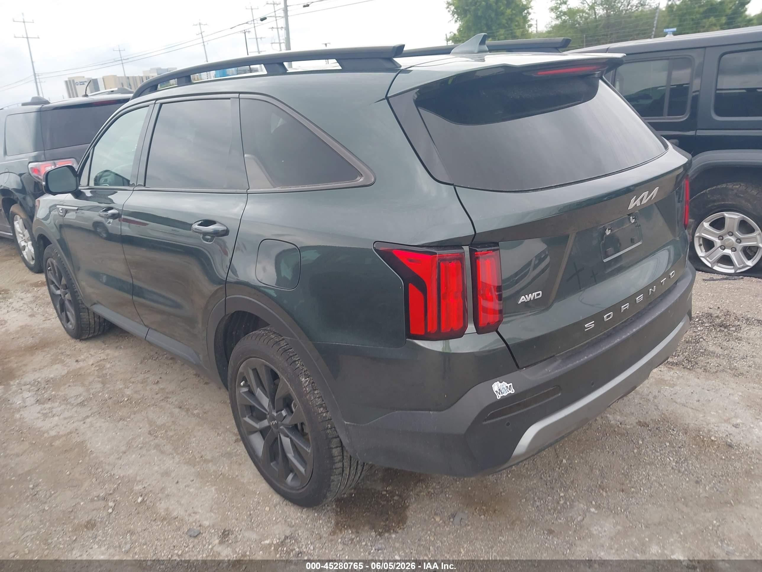 2022 Kia Sorento X-line Sx Prestige Black vin: 5XYRKDLF8NG125905