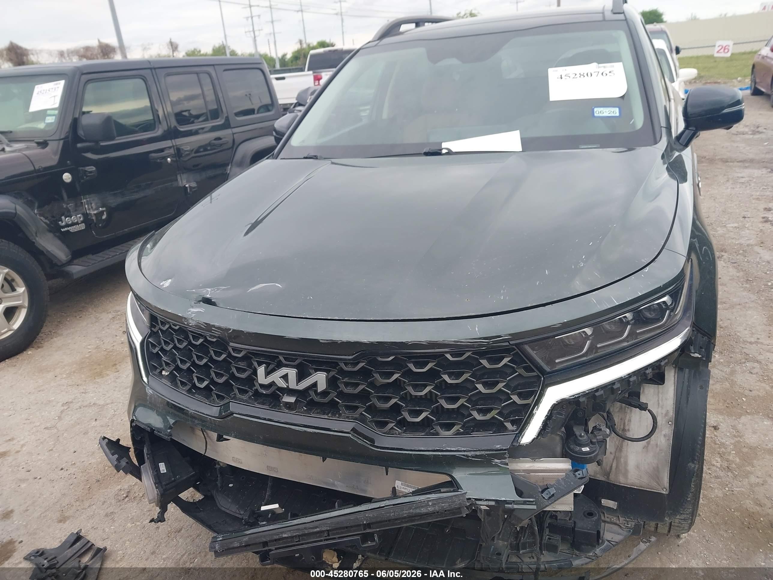 2022 Kia Sorento X-line Sx Prestige Black vin: 5XYRKDLF8NG125905