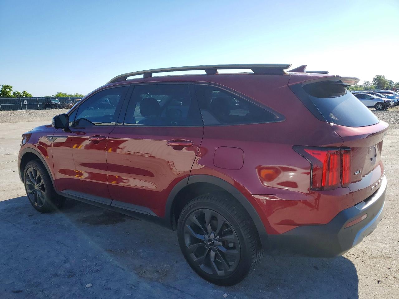 2022 Kia Sorento X-line Sx Prestige Red vin: 5XYRKDLFXNG159716