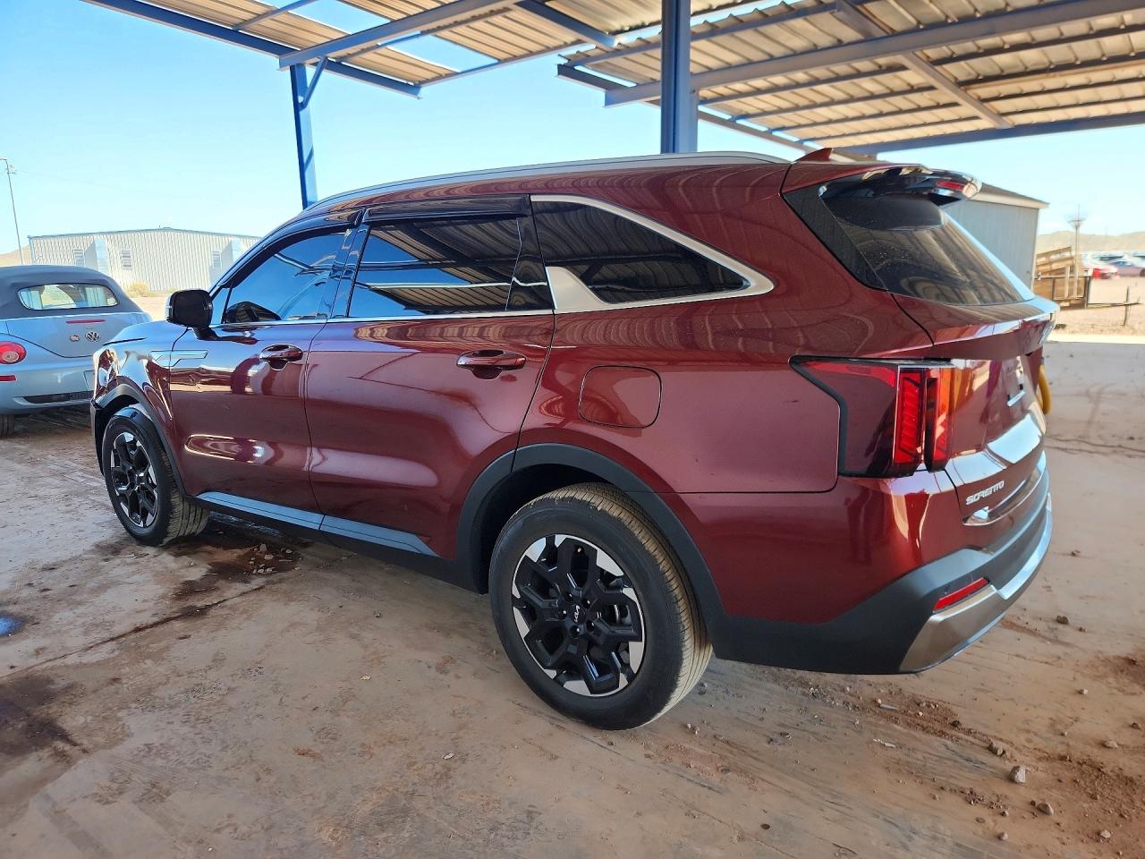 2024 Kia Sorento S Burgundy vin: 5XYRL4JC0RG279343