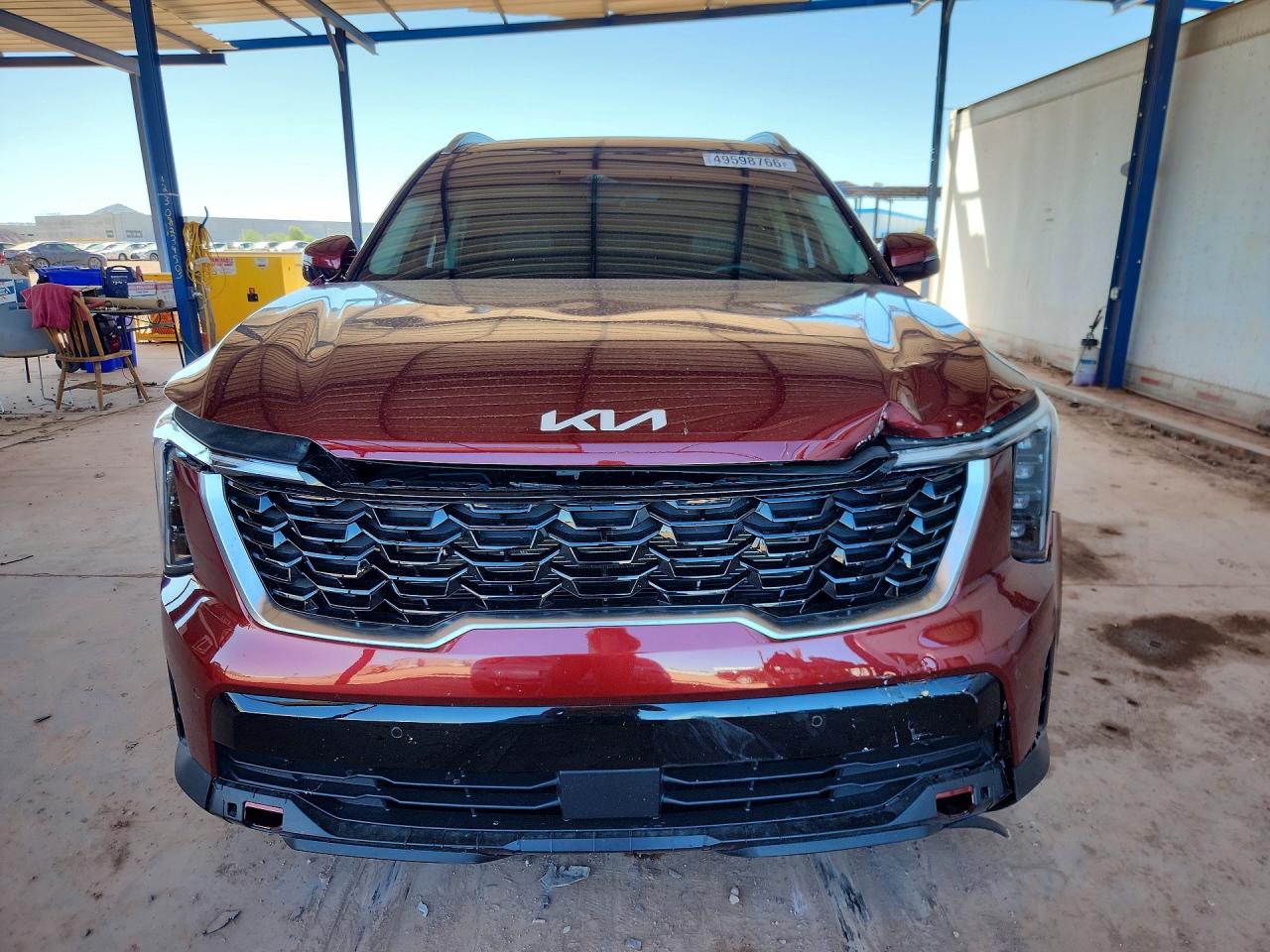 2024 Kia Sorento S Burgundy vin: 5XYRL4JC0RG279343