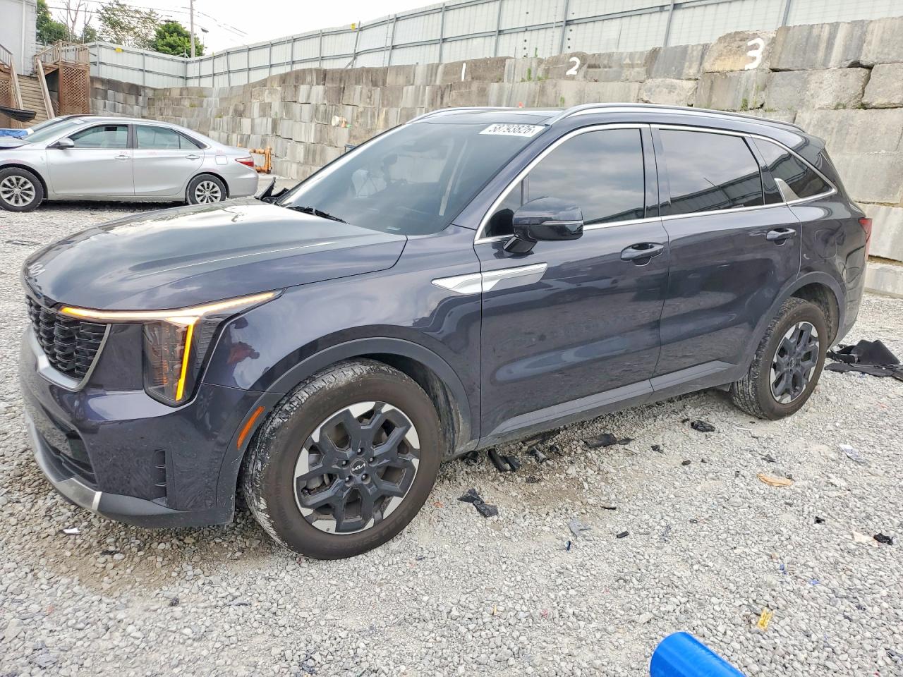 2025 Kia Sorento S Серый vin: 5XYRL4JC2SG354730