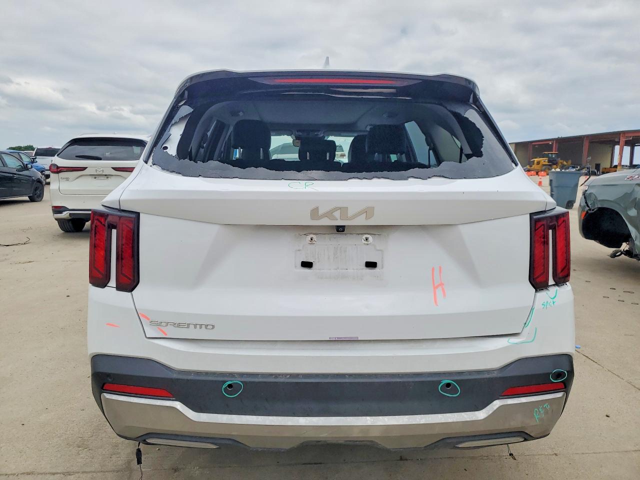 2025 Kia Sorento S Белый vin: 5XYRL4JC3SG337743